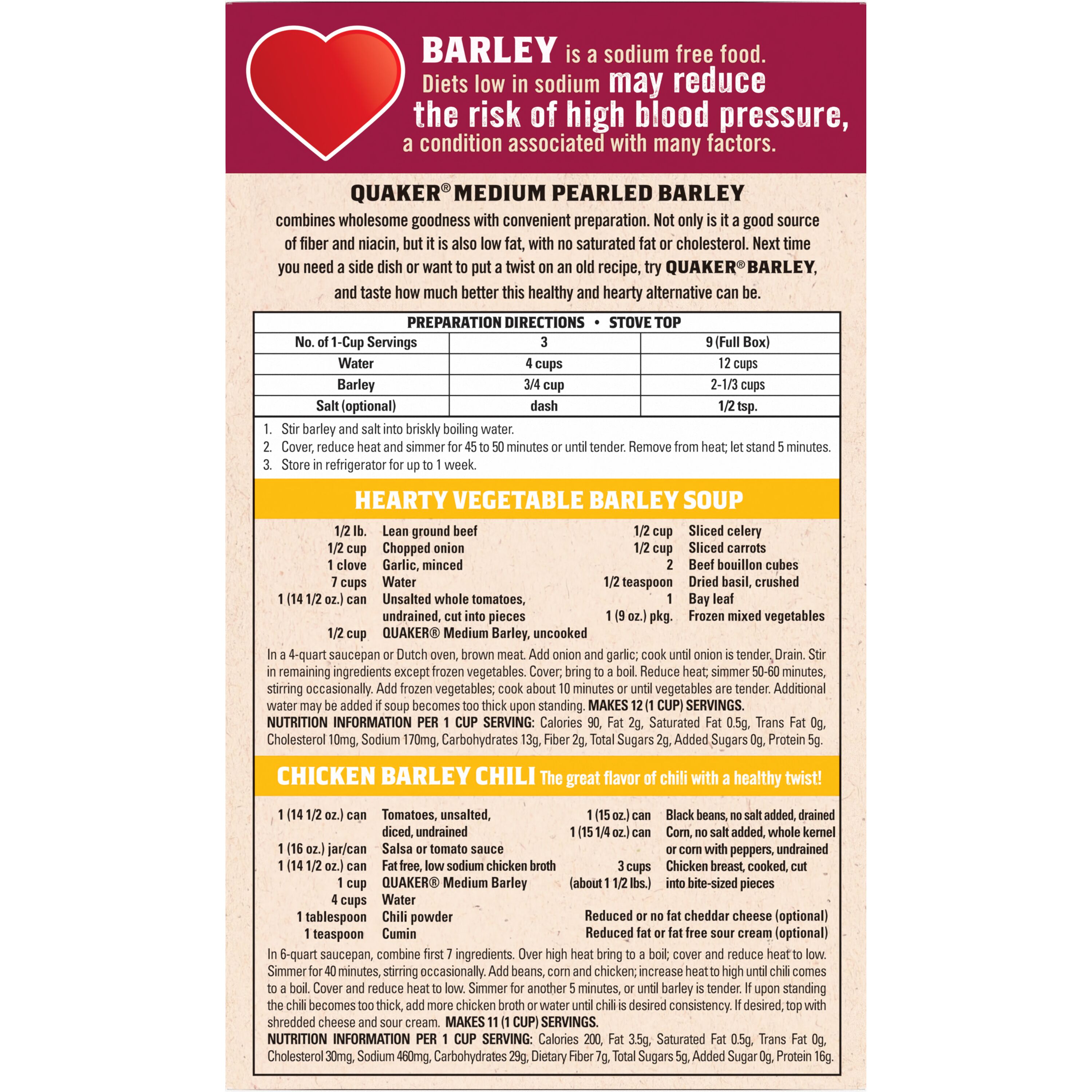 Quaker, Medium Pearled, Barley thumbnail