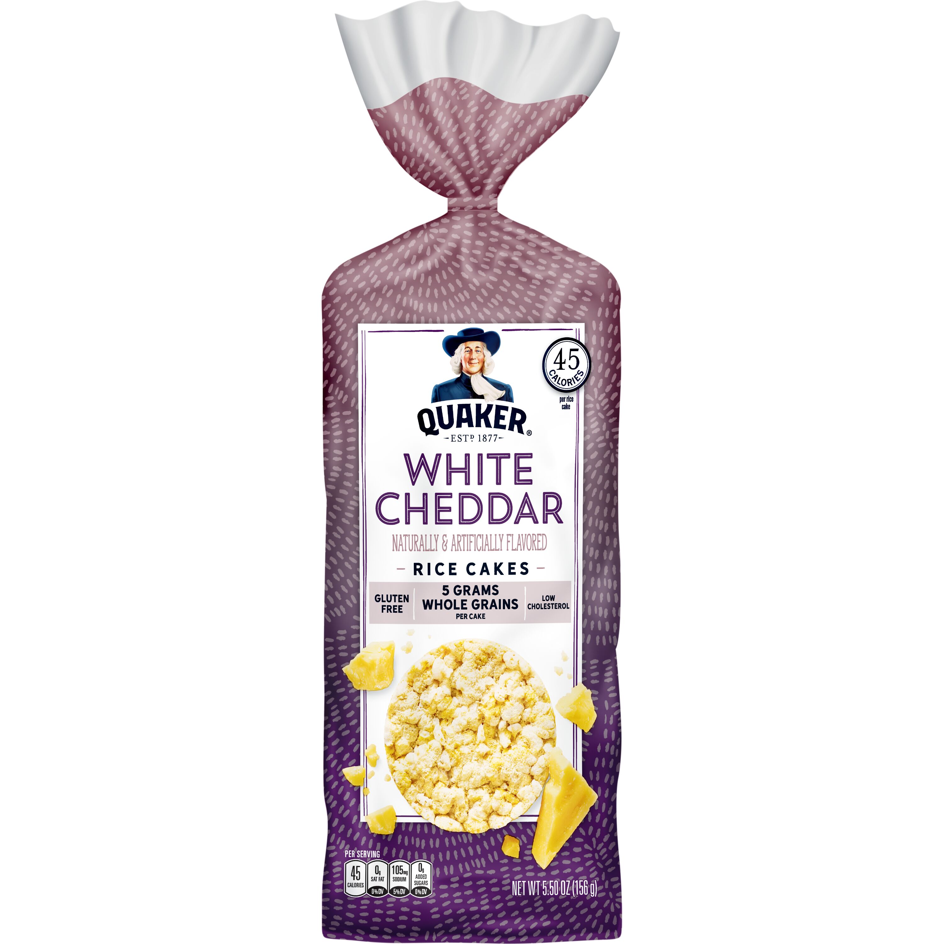 Quaker, White Cheddar Naturally & Artificially Flavored, Rice Cakes