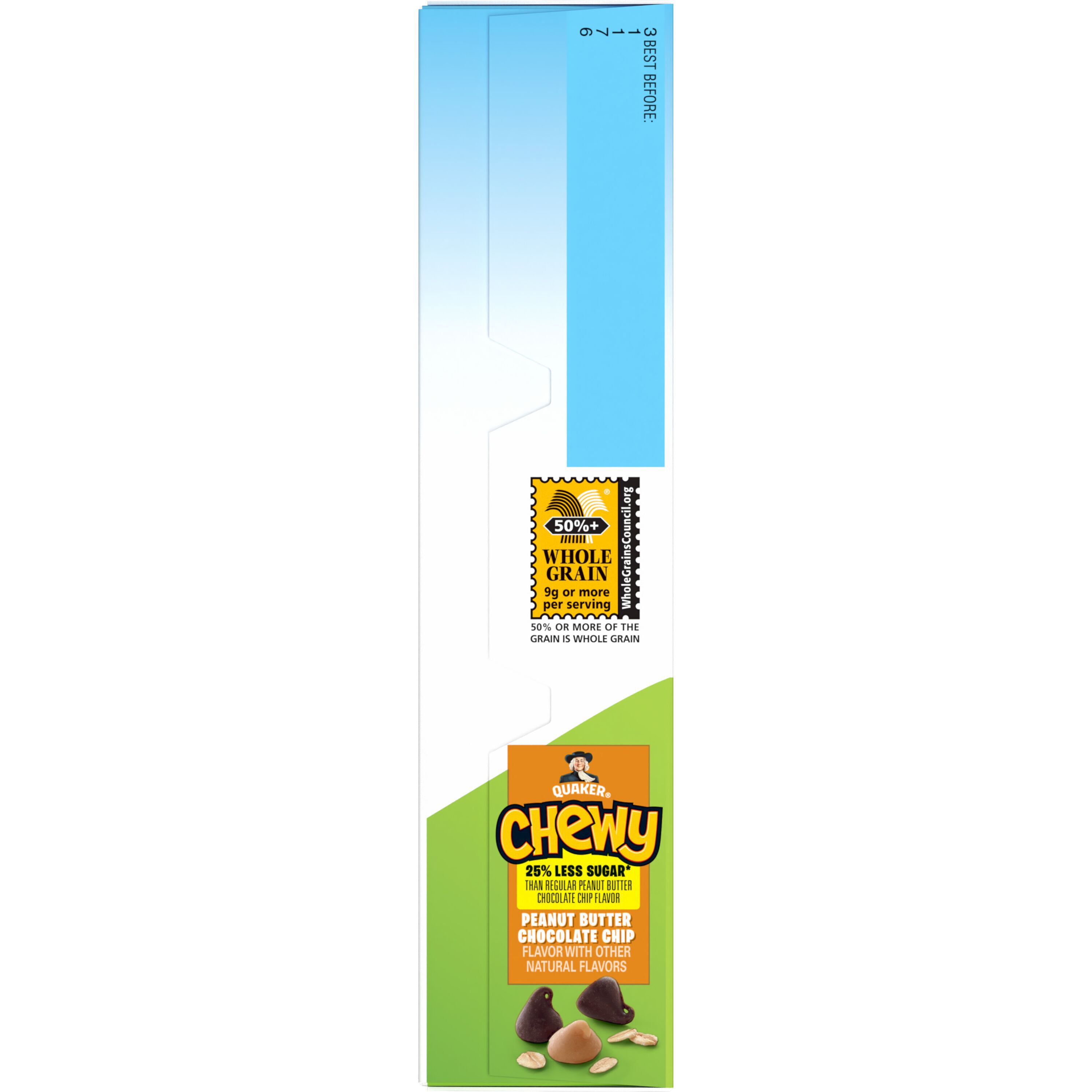 Quaker, Chewy, Peanut Butter Chocolate Chip Flavor, Granola Bars thumbnail