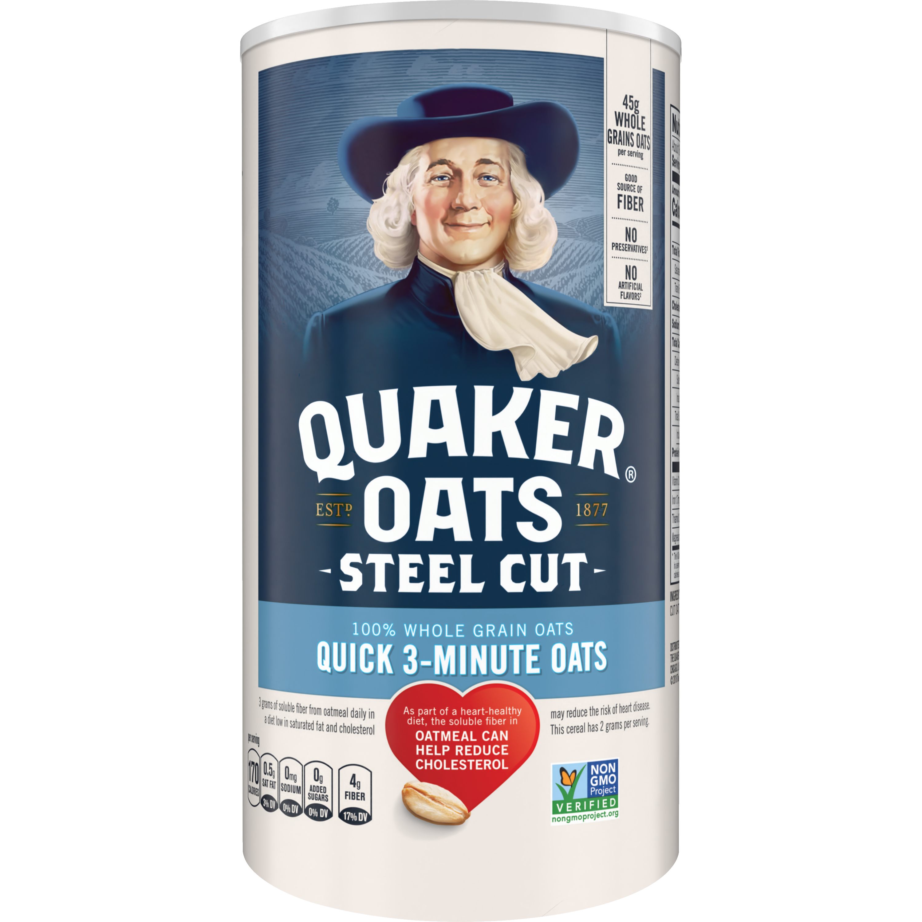 Quaker, Steel Cut, Quick 3-Minute Oats