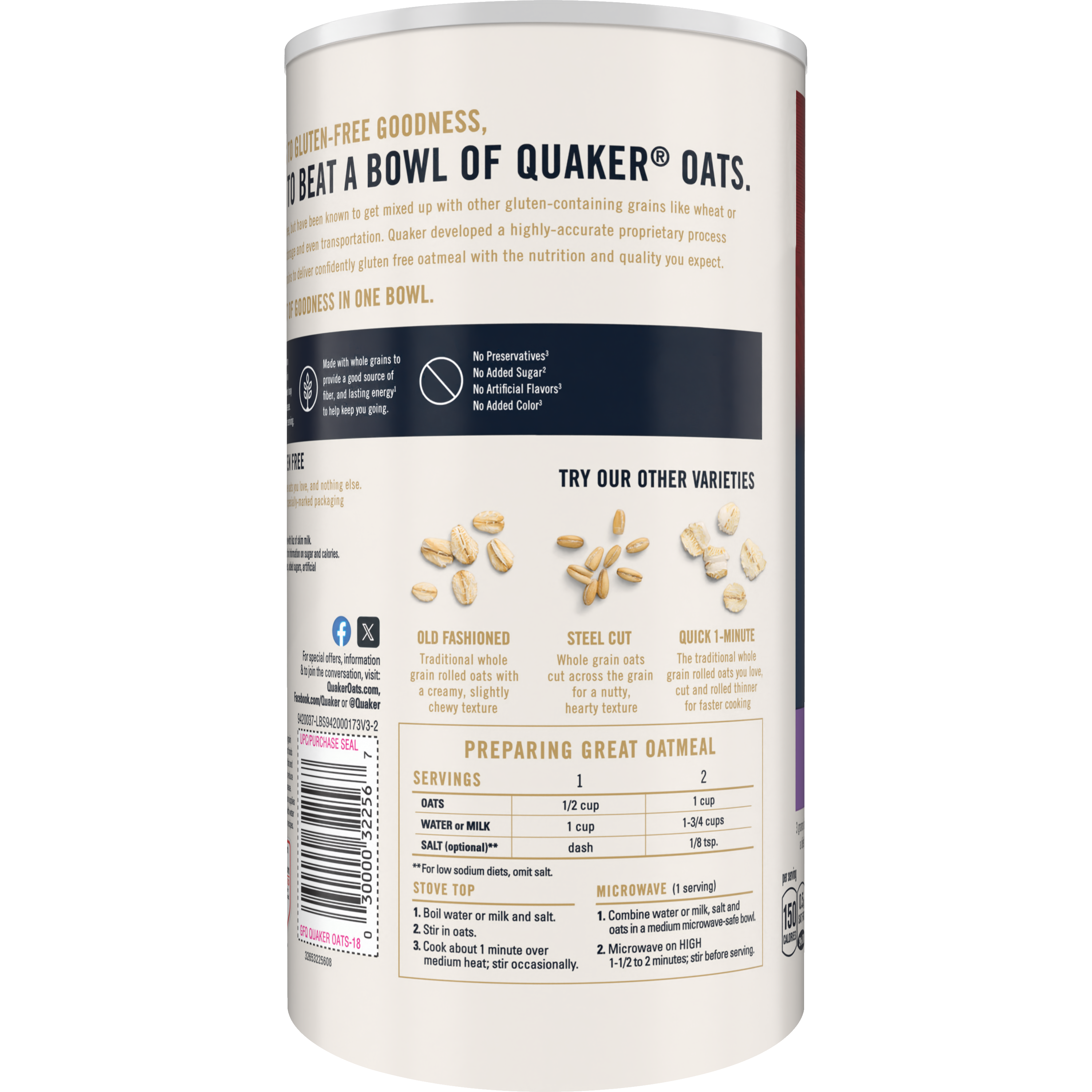 Quaker, Quick 1-Minute Oats thumbnail