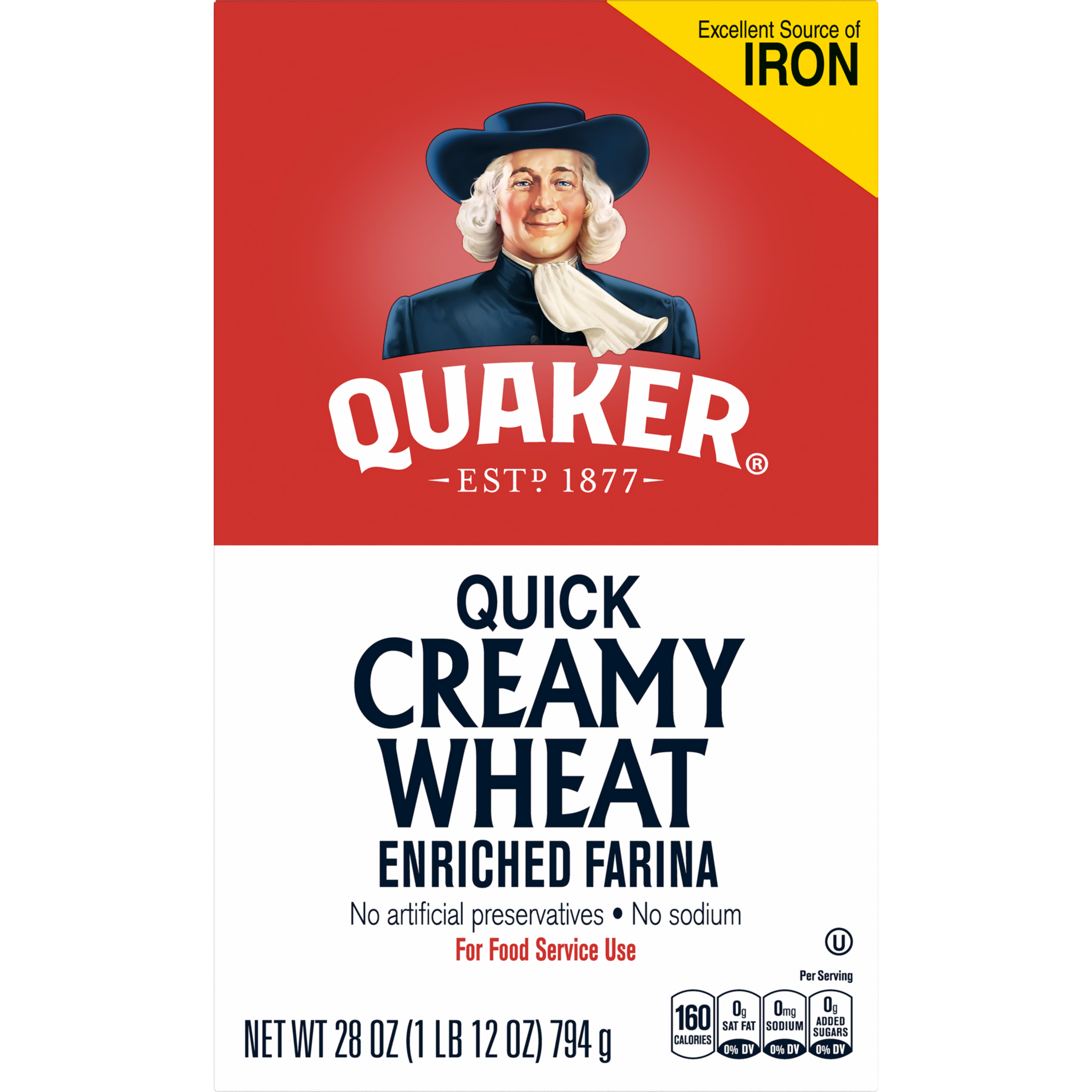 Quaker, Quick Creamy Wheat, Enriched Farina