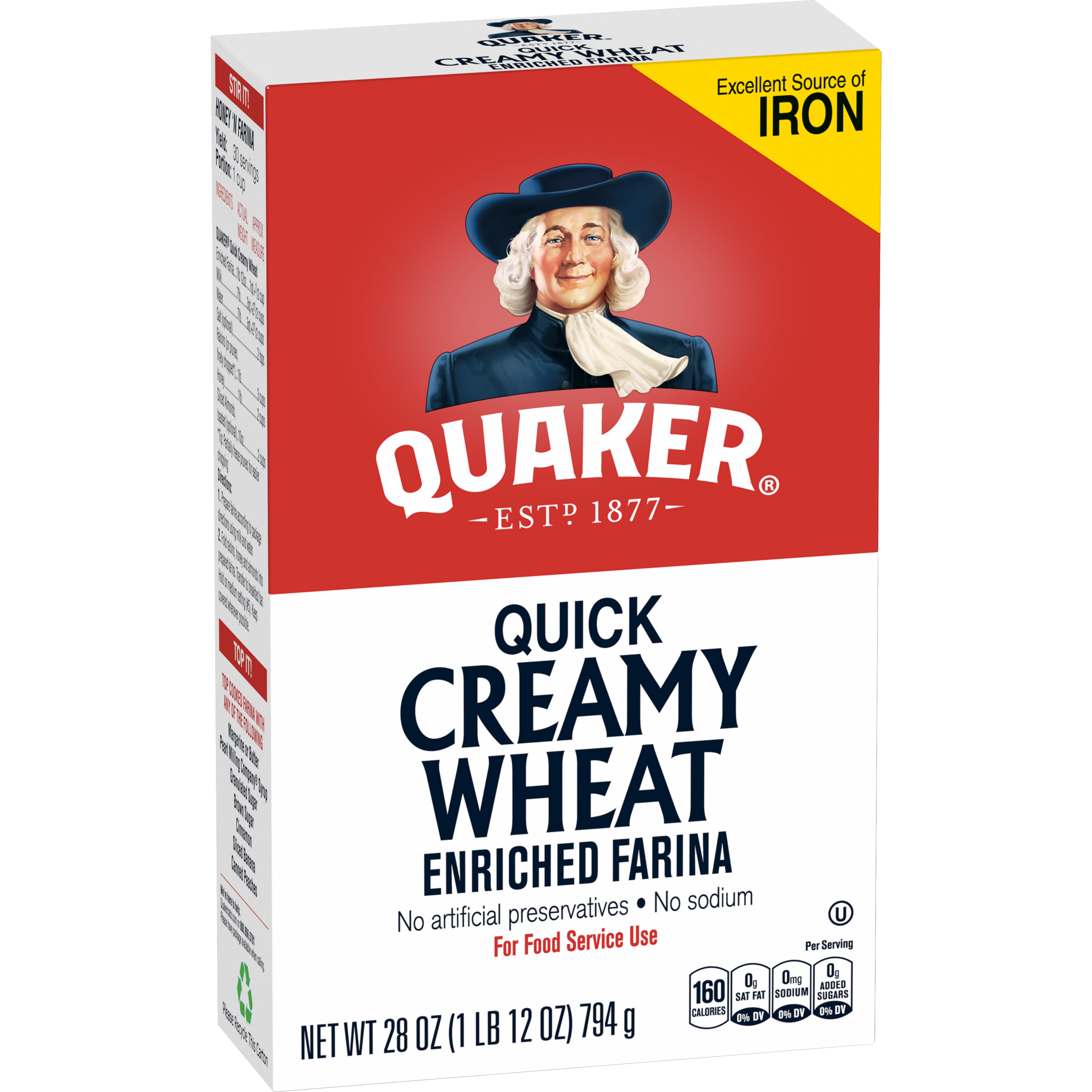Quaker, Quick Creamy Wheat, Enriched Farina thumbnail