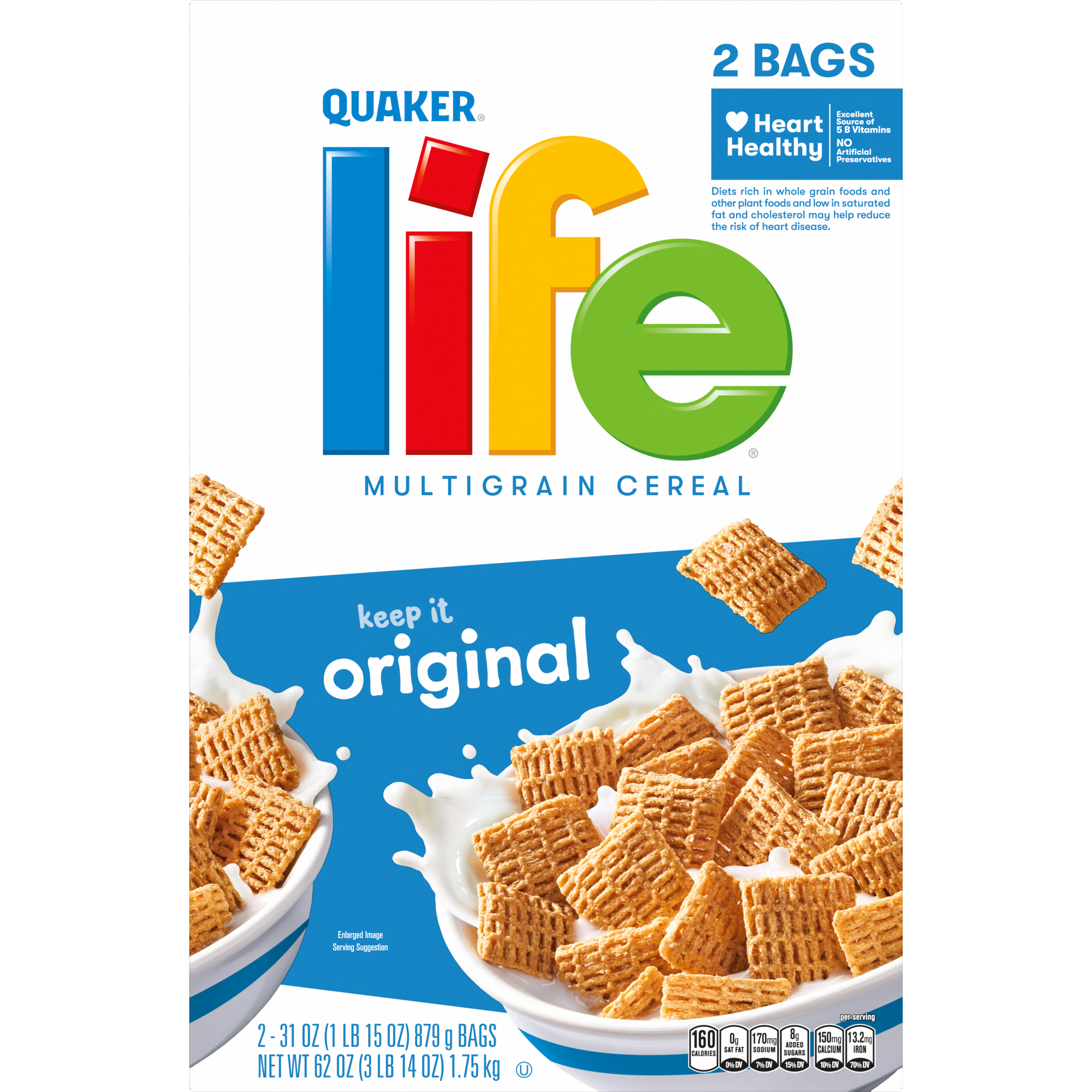 Quaker, Life, Original, Multigrain Cereal