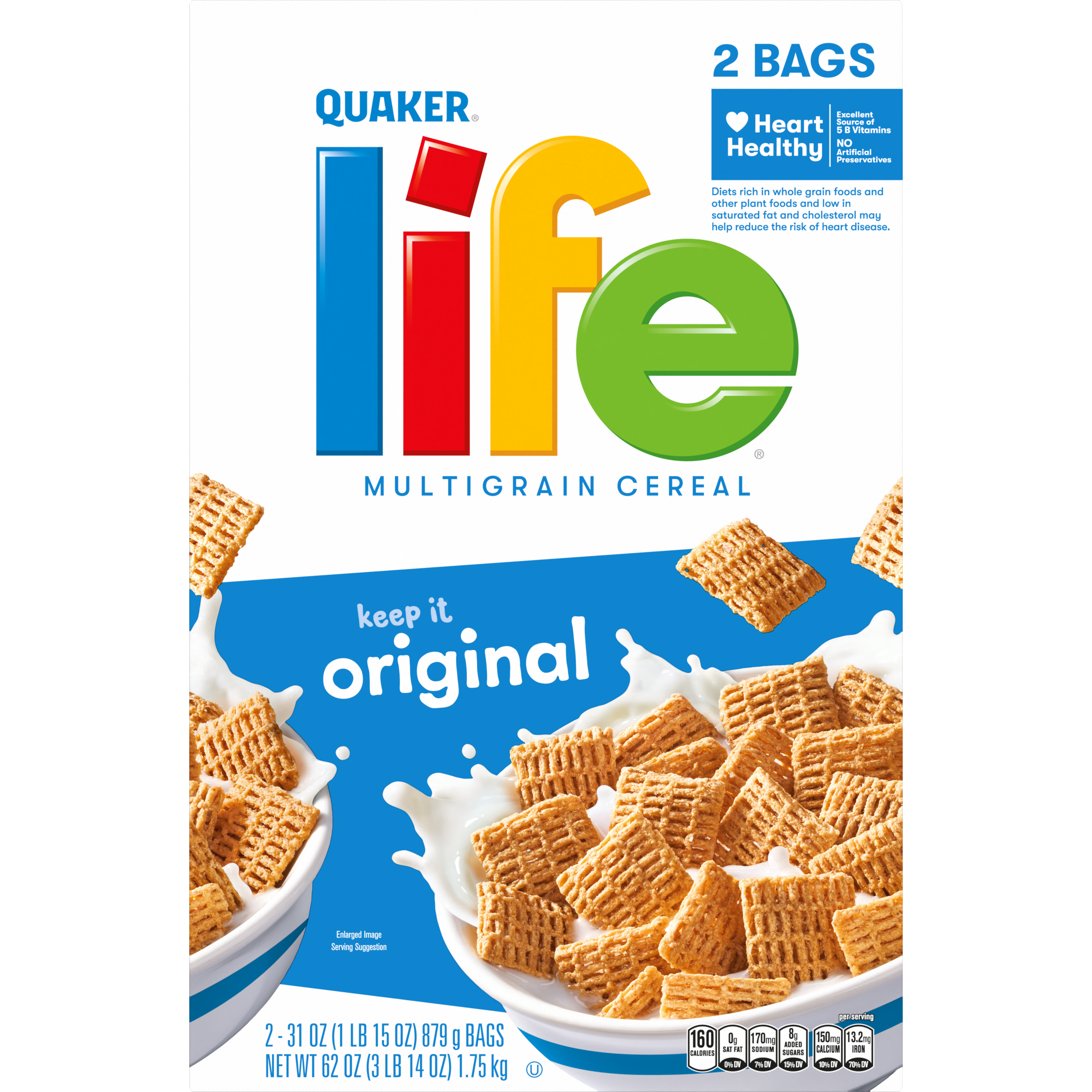 Quaker, Life, Original, Multigrain Cereal