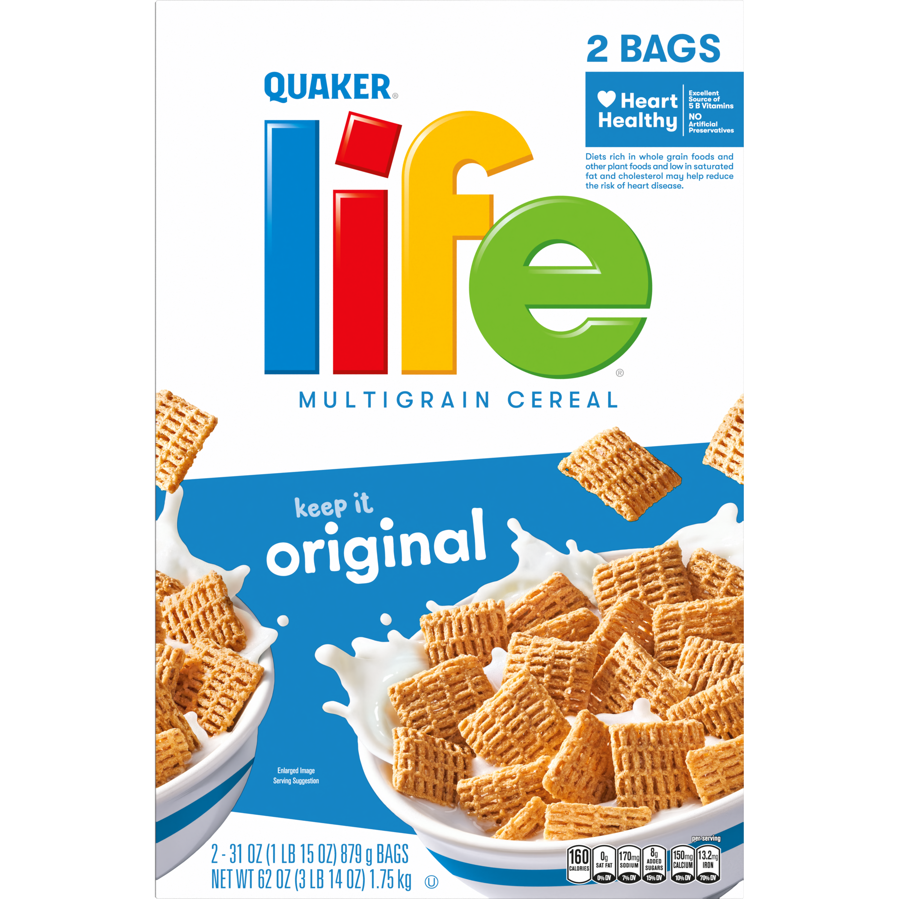 Quaker, Life, Original, Multigrain Cereal thumbnail