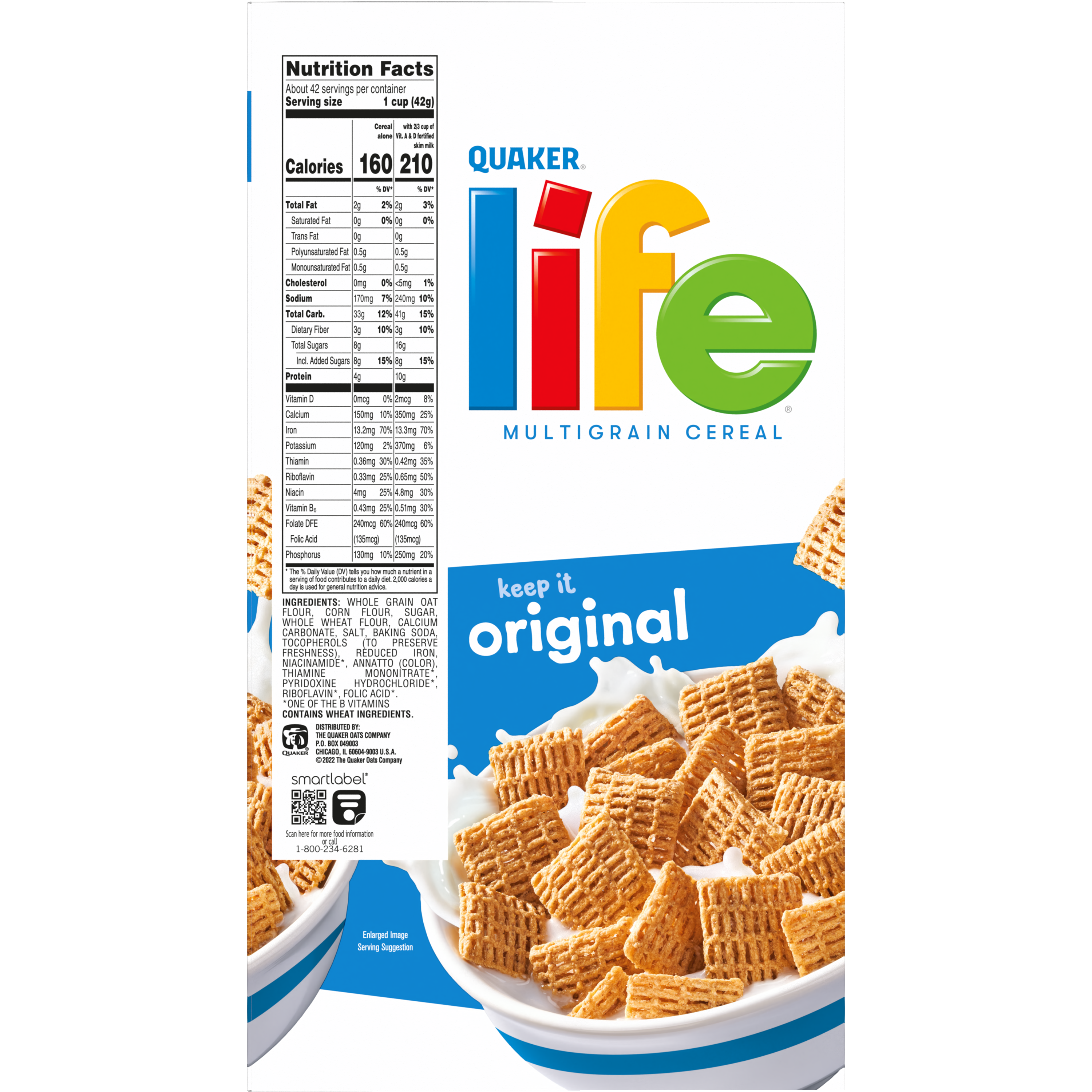 Quaker, Life, Original, Multigrain Cereal thumbnail