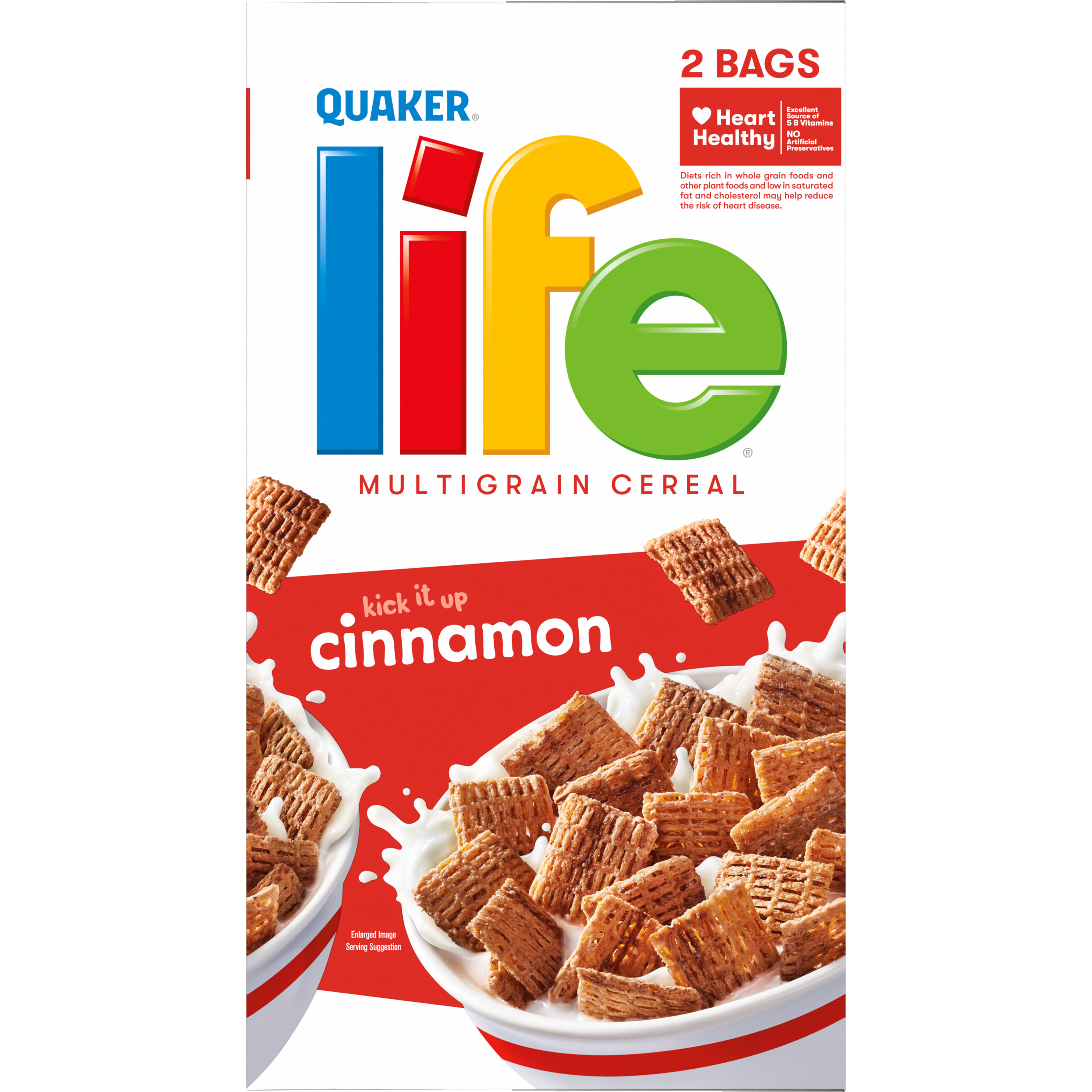 Quaker, Life, Cinnamon, Multigrain Cereal thumbnail