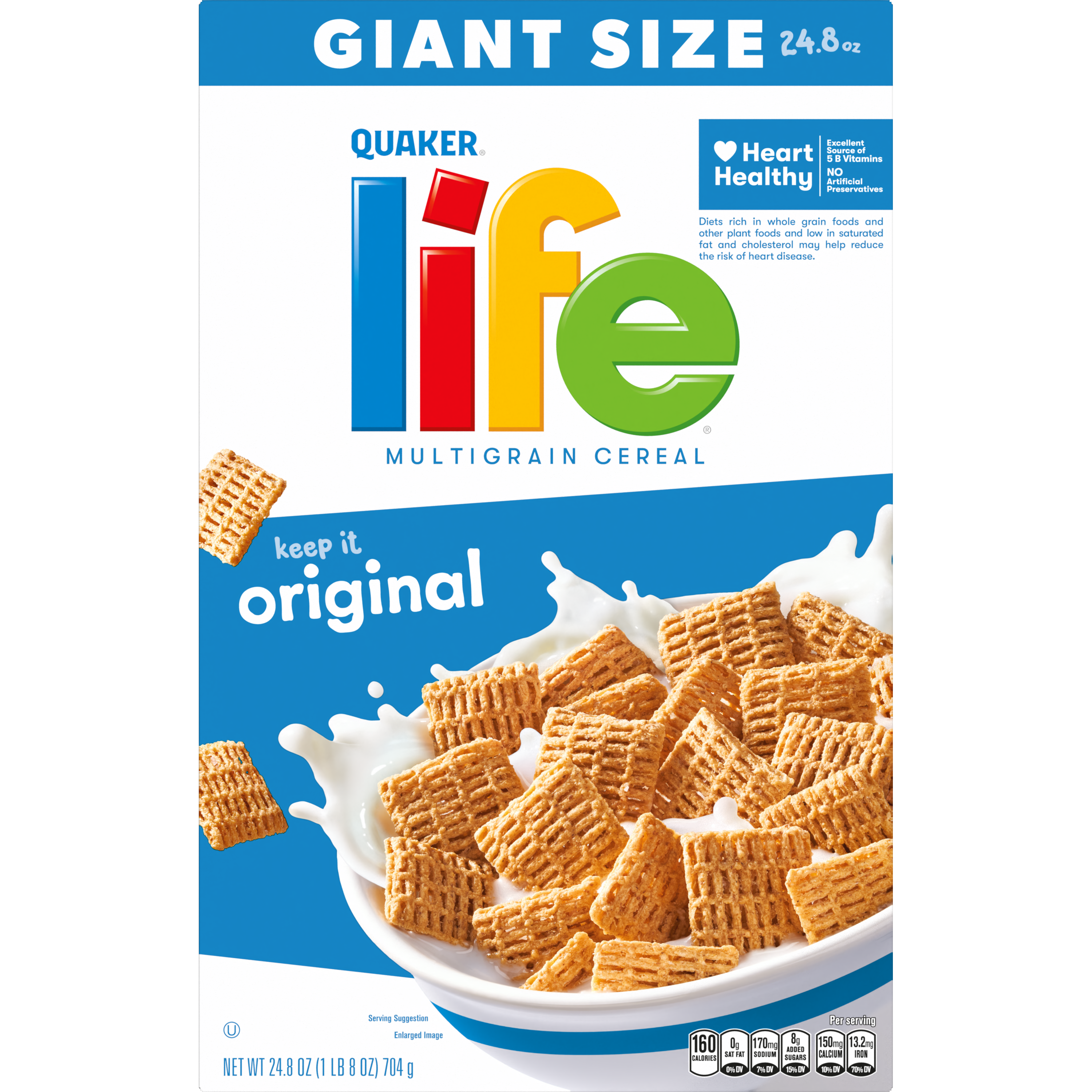 Quaker, Life, Giant Size, Original, Multigrain Cereal
