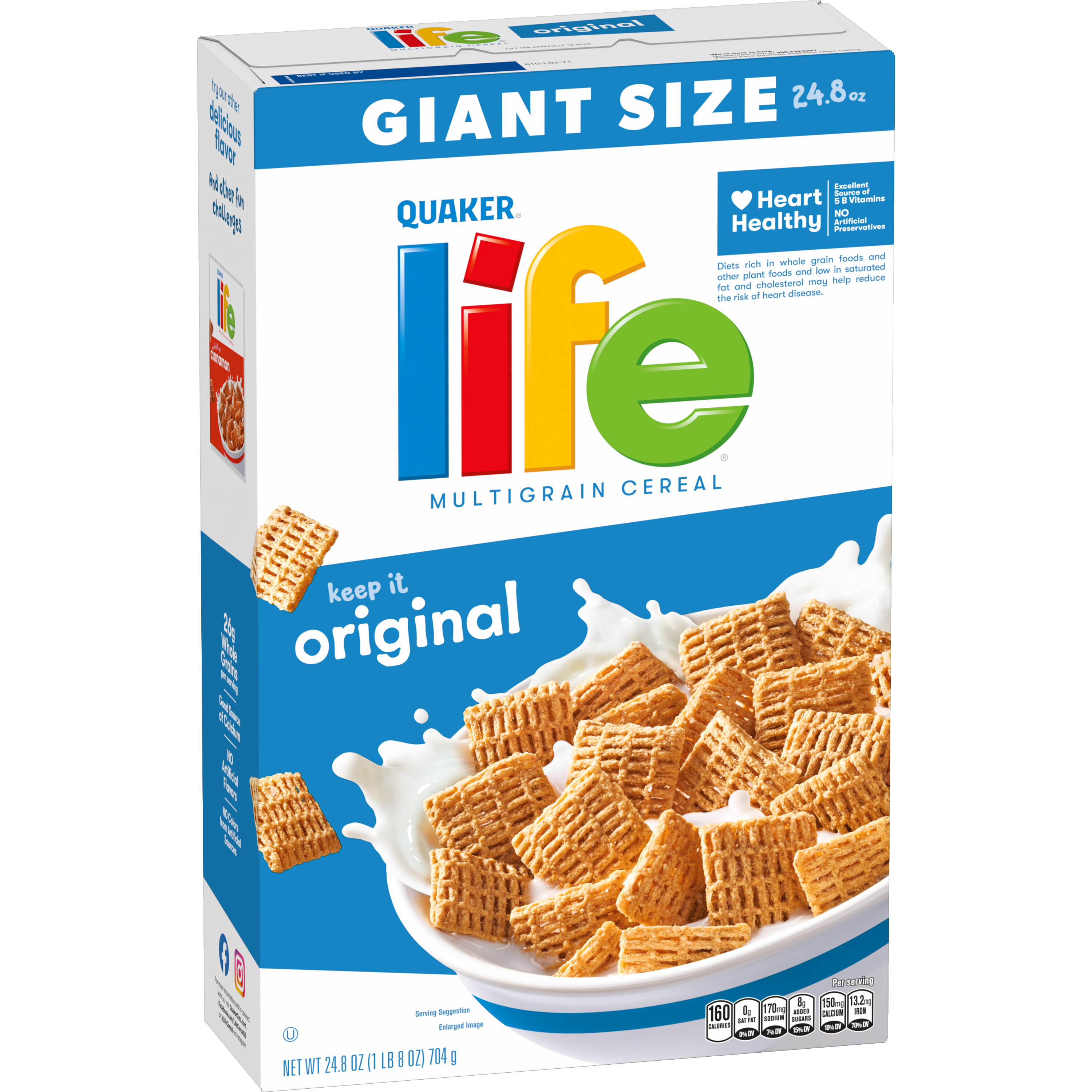 Quaker, Life, Giant Size, Original, Multigrain Cereal thumbnail