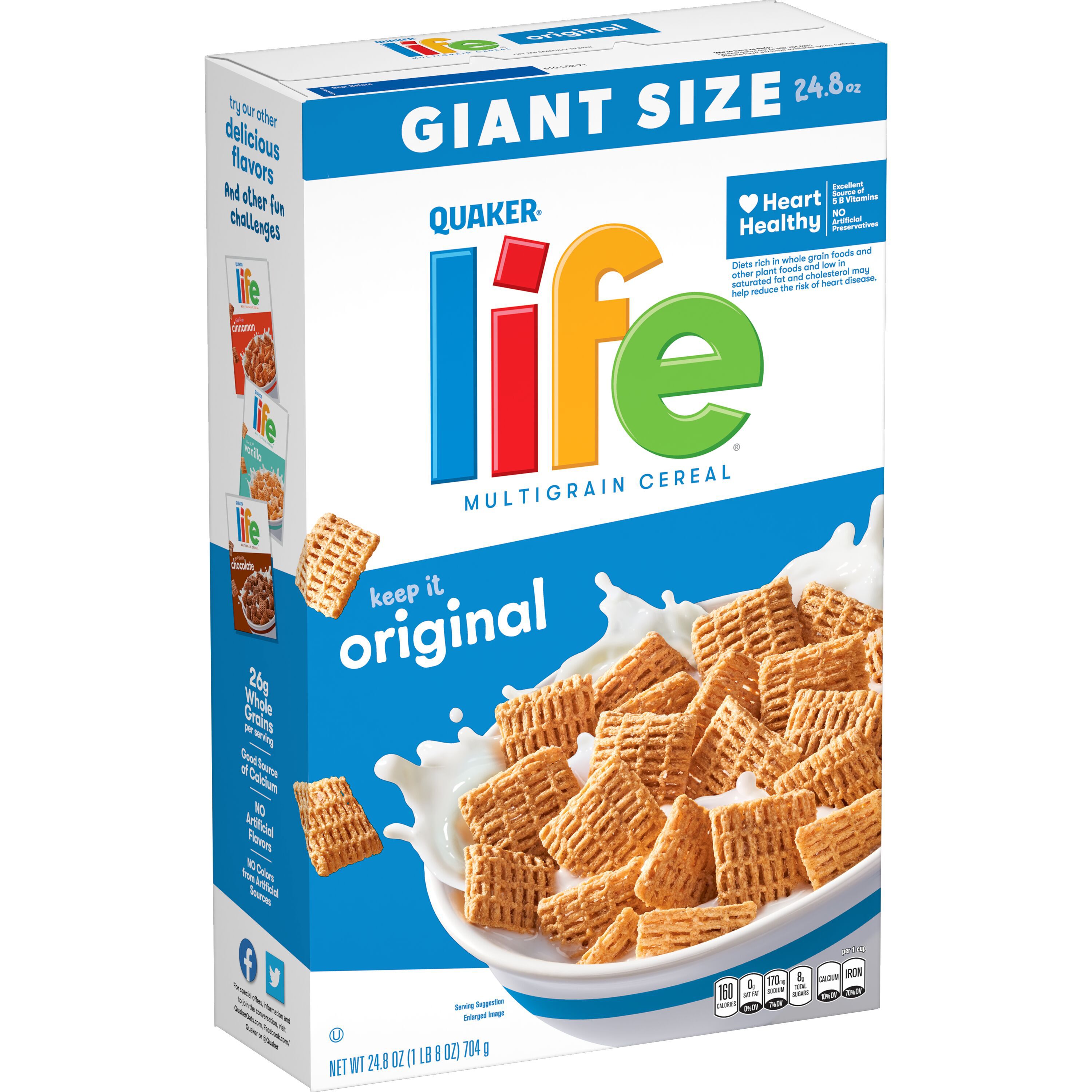 Quaker, Life, Giant Size, Original, Multigrain Cereal thumbnail