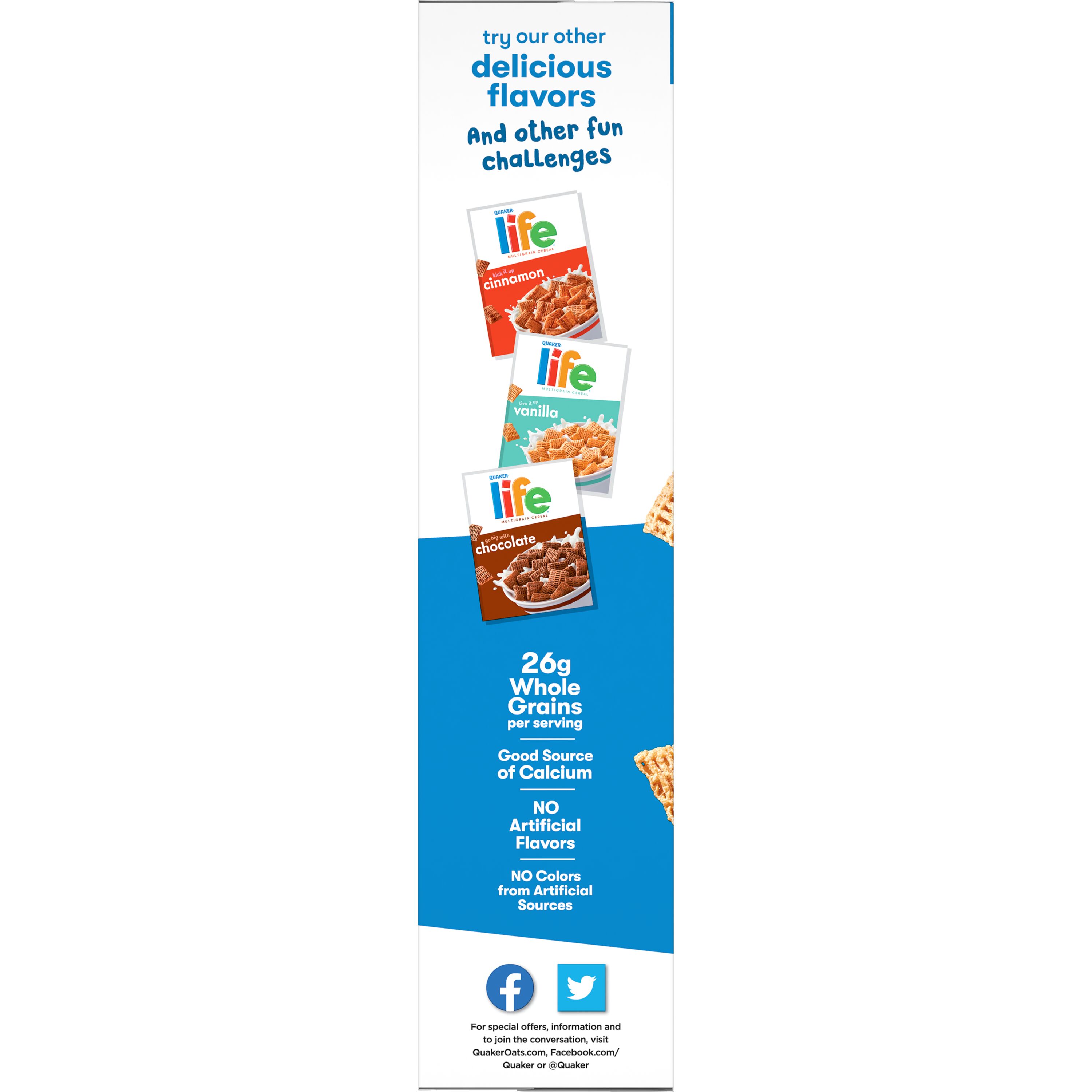 Quaker, Life, Giant Size, Original, Multigrain Cereal thumbnail