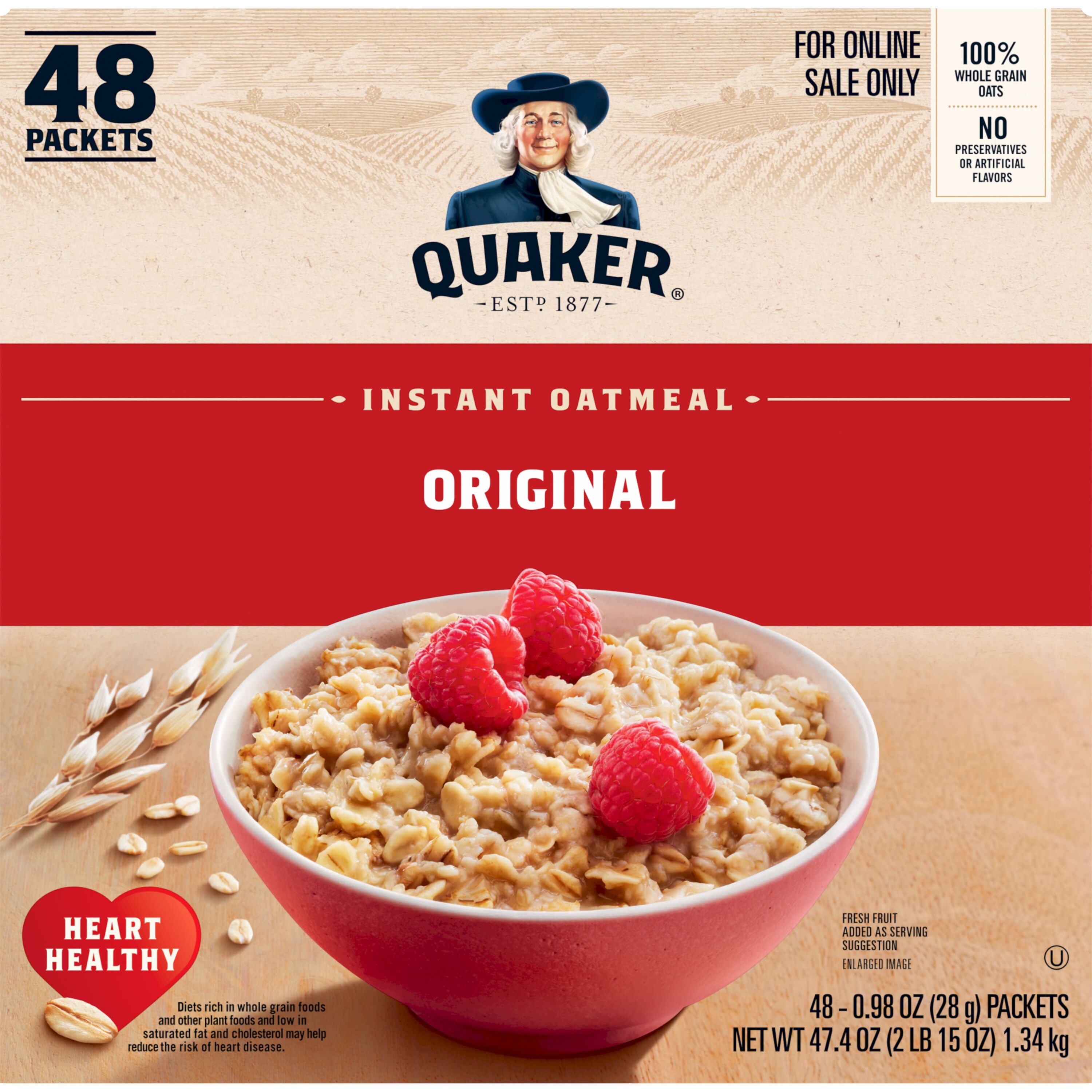 Quaker, Original, Instant Oatmeal