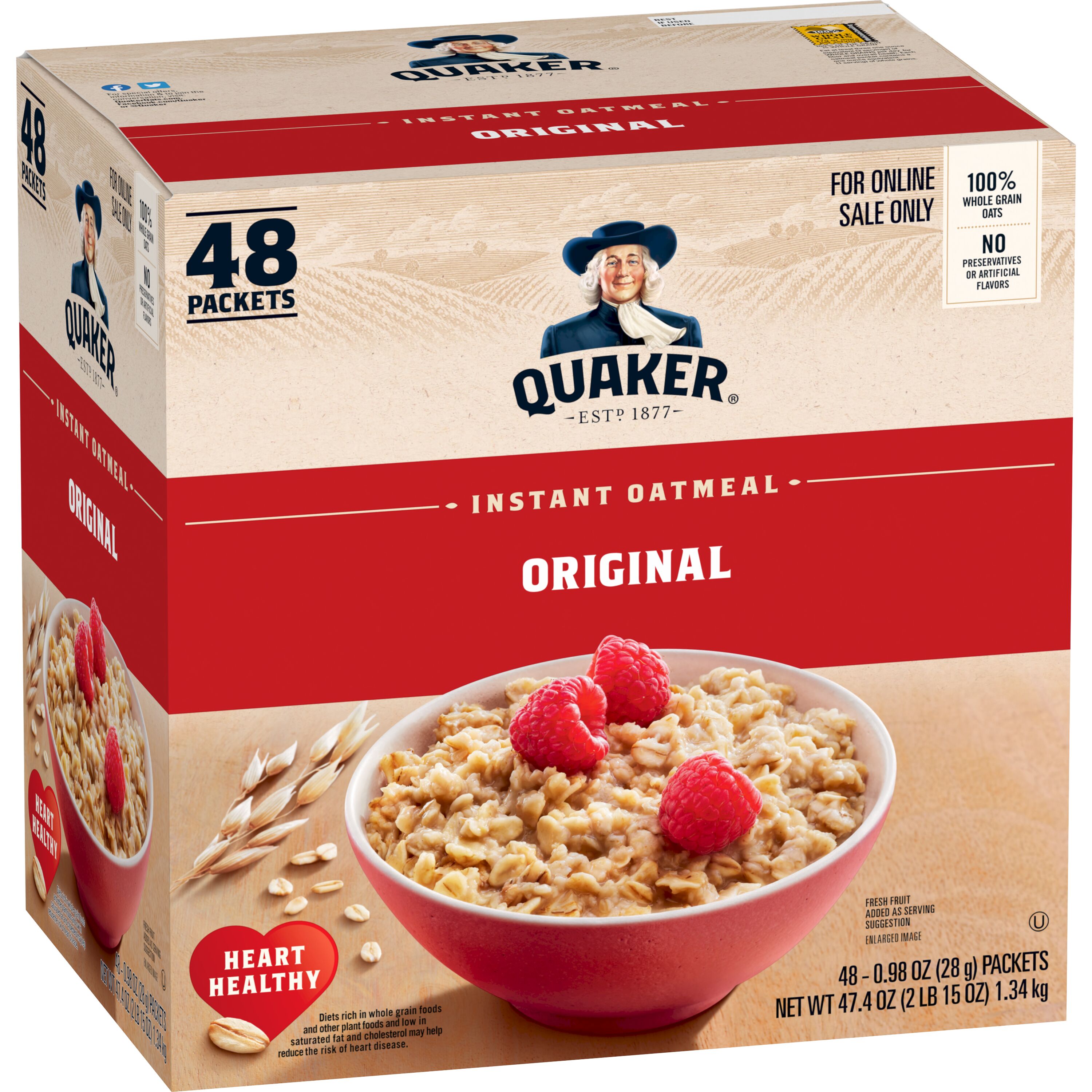 Quaker, Original, Instant Oatmeal thumbnail