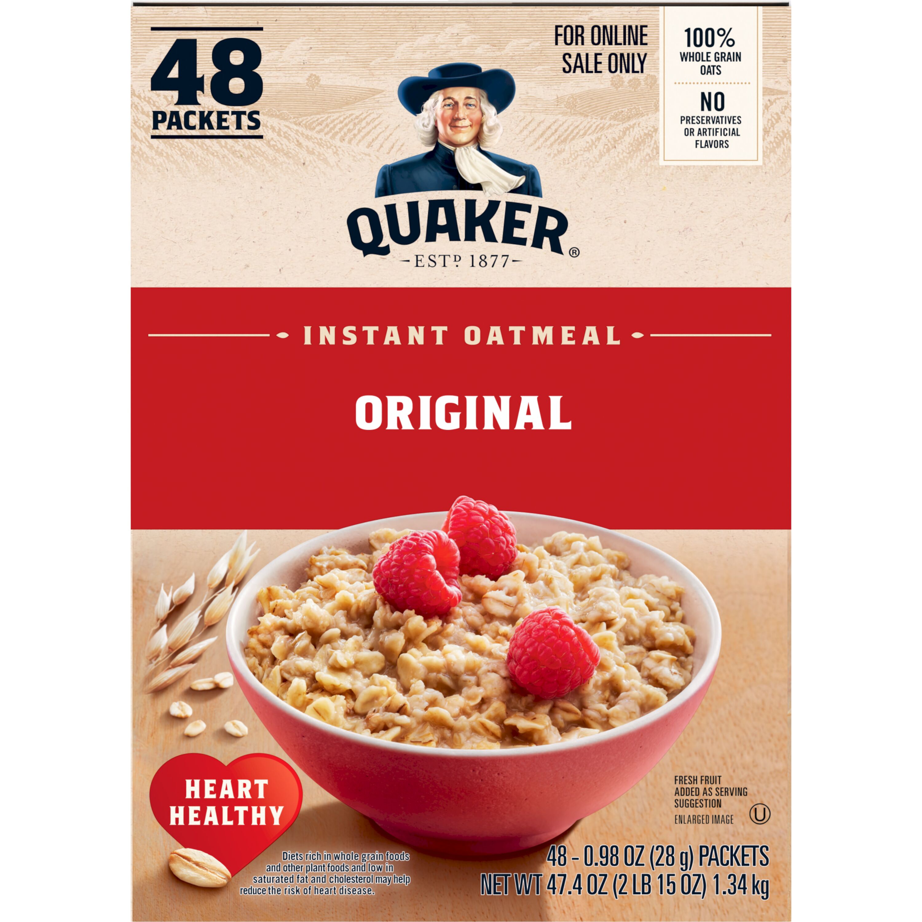 Quaker, Original, Instant Oatmeal thumbnail