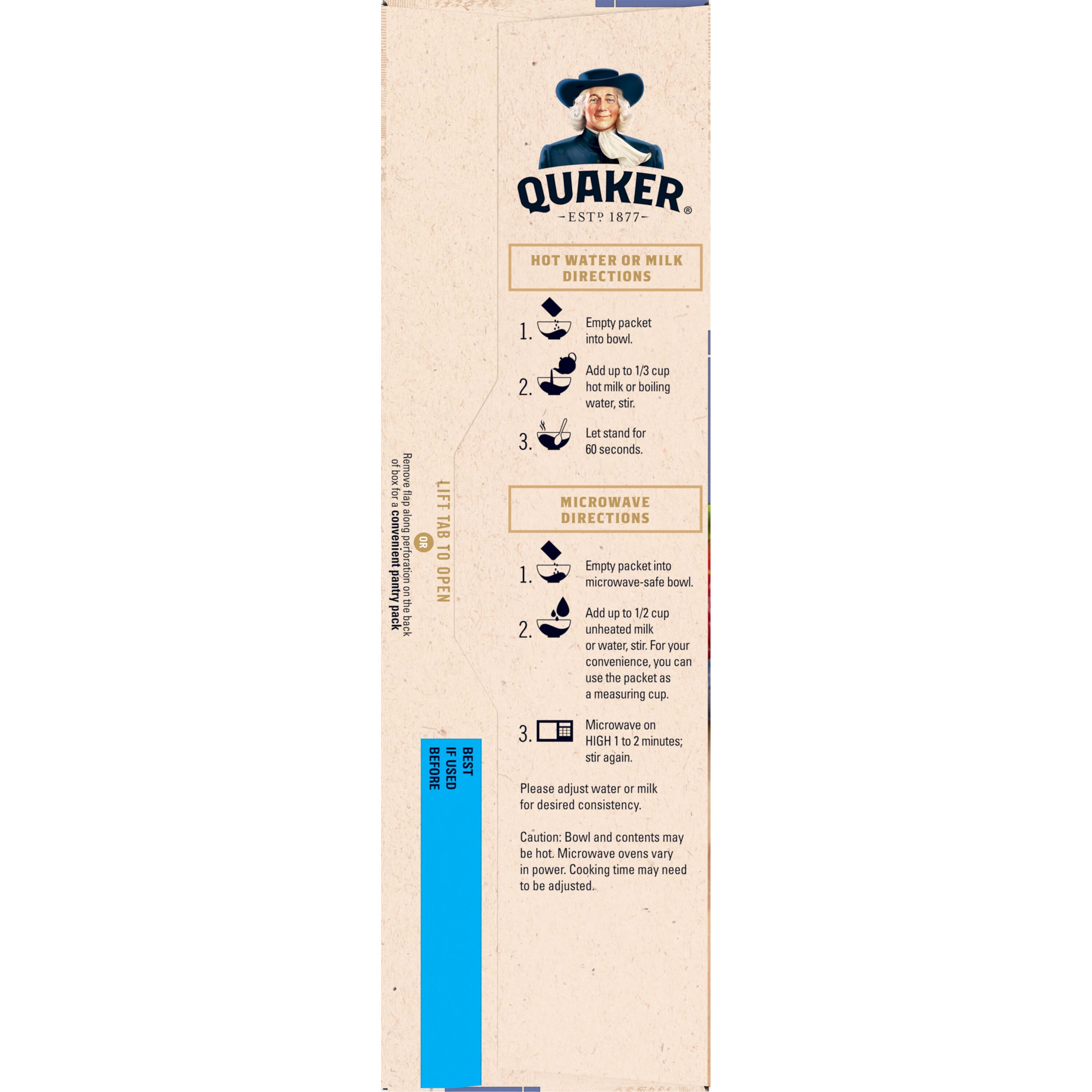 Quaker, Blueberry Strawberry Flavor, Instant Oatmeal thumbnail