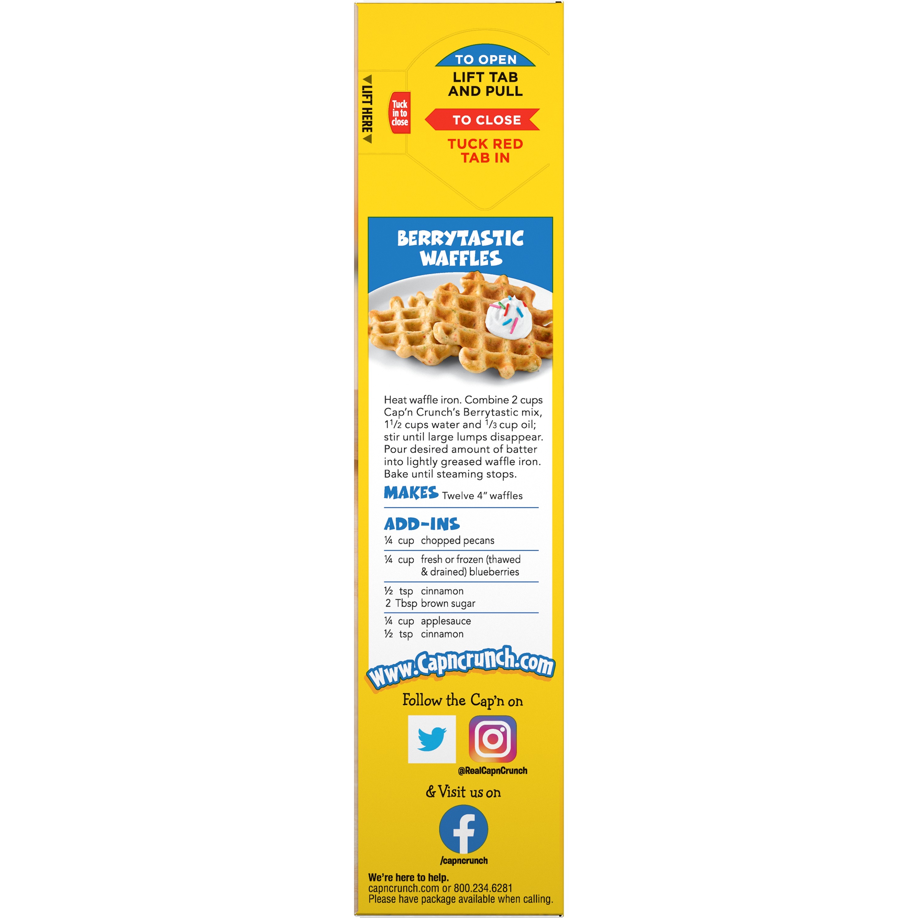 Cap'n Crunch's, Berrytastic Flavored, Pancake Mix thumbnail