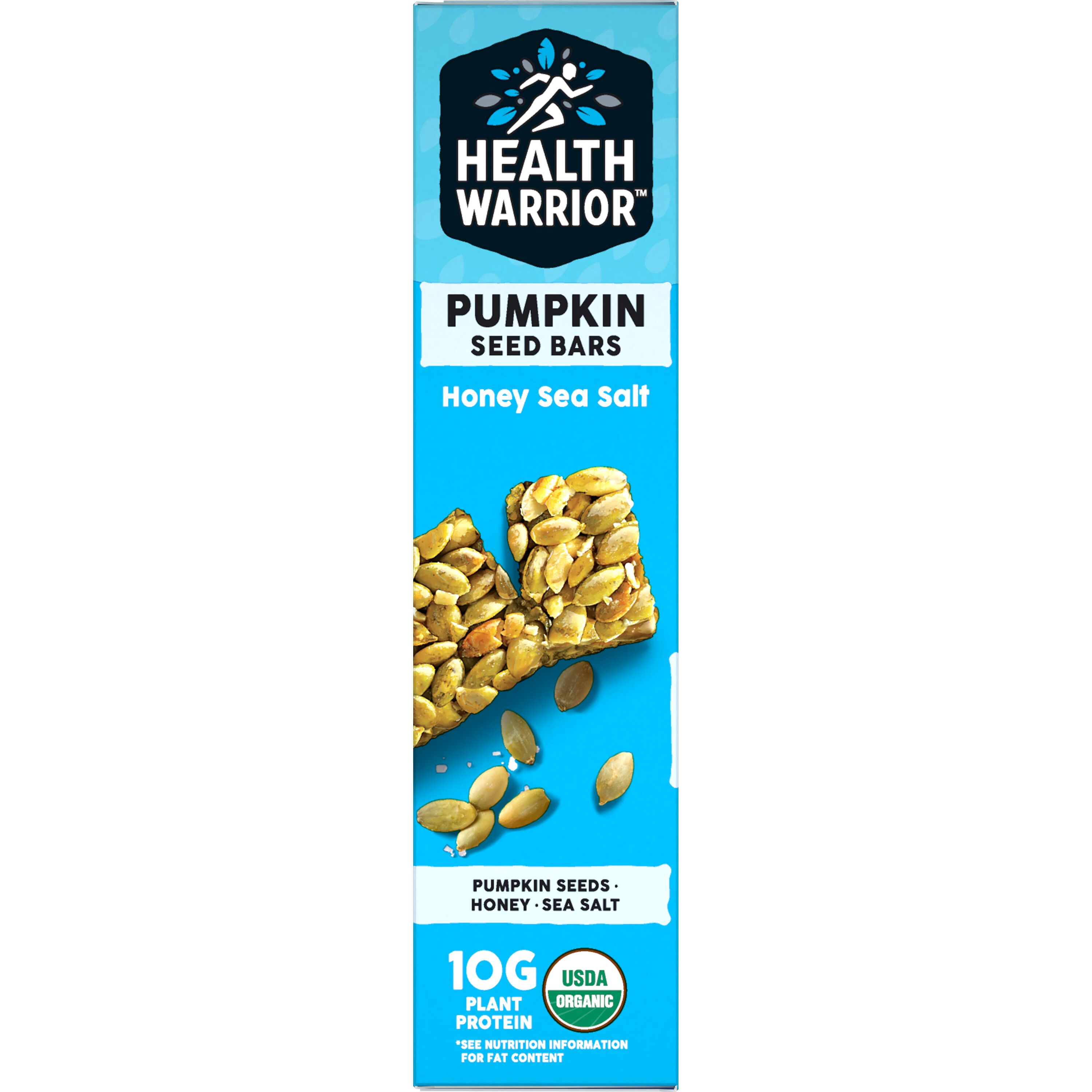 Health Warrior, Honey Sea Salt, Pumpkin Seed Bars thumbnail