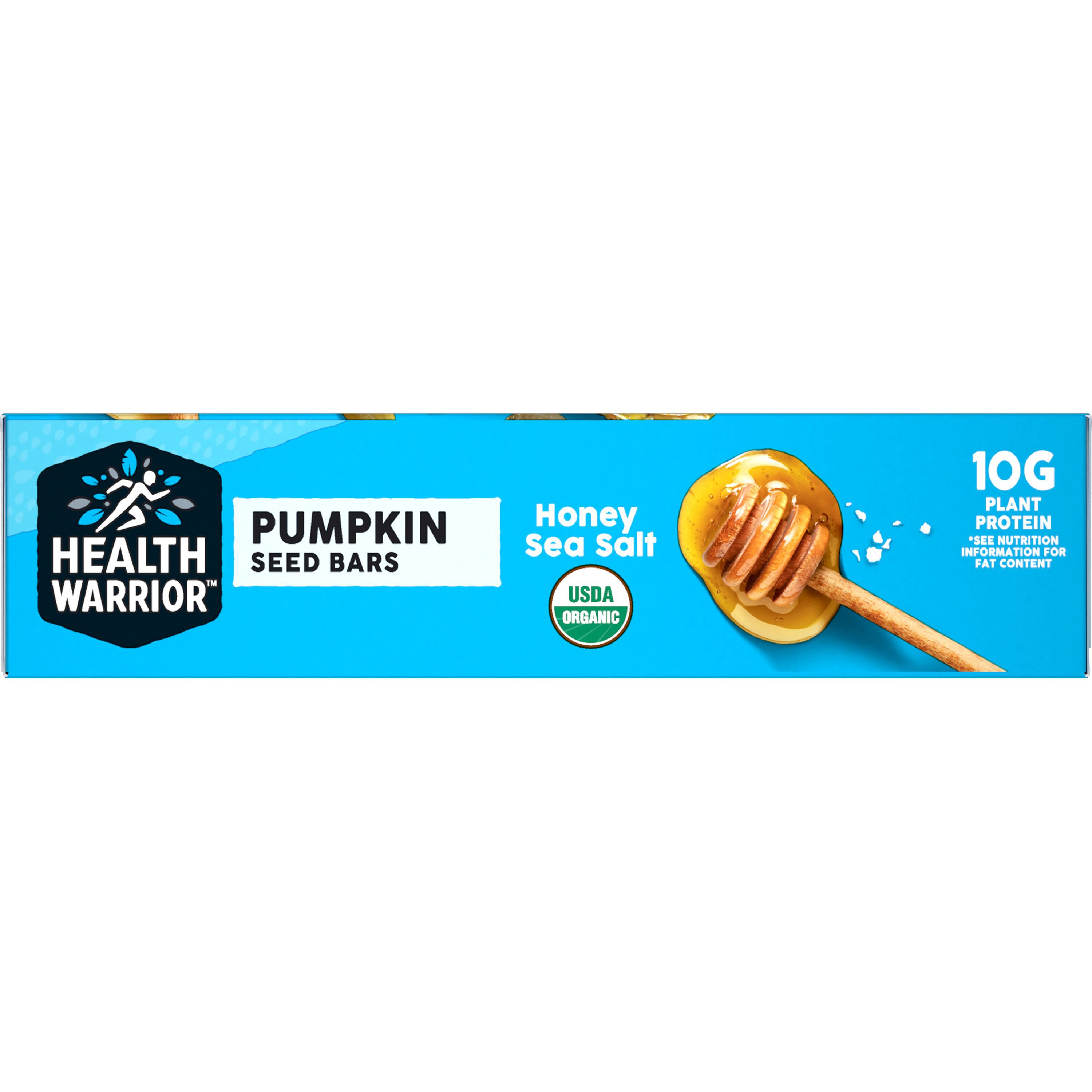 Health Warrior, Honey Sea Salt, Pumpkin Seed Bars thumbnail