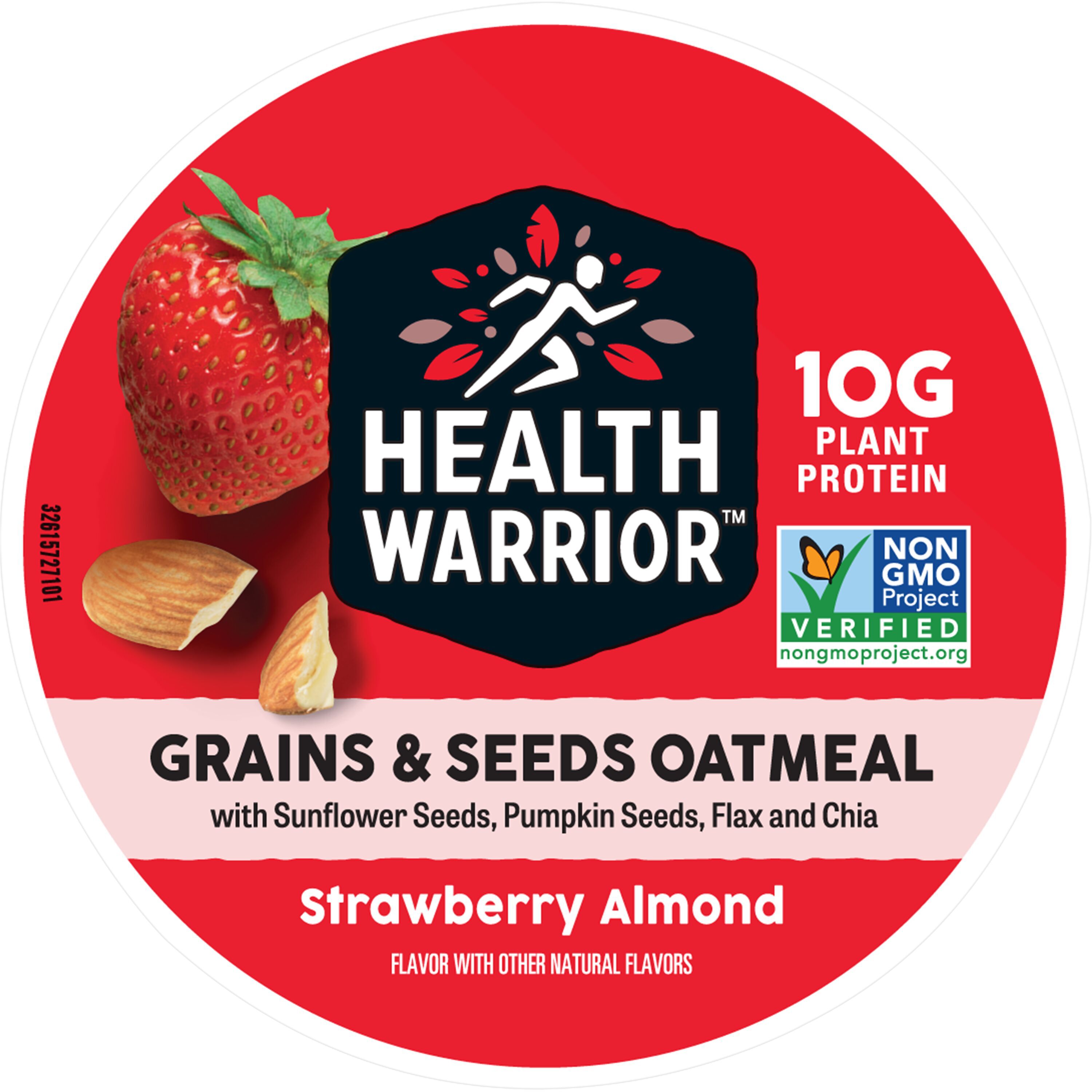 Health Warrior, Strawberry Almond Flavor, Grains & Seeds Oatmeal thumbnail