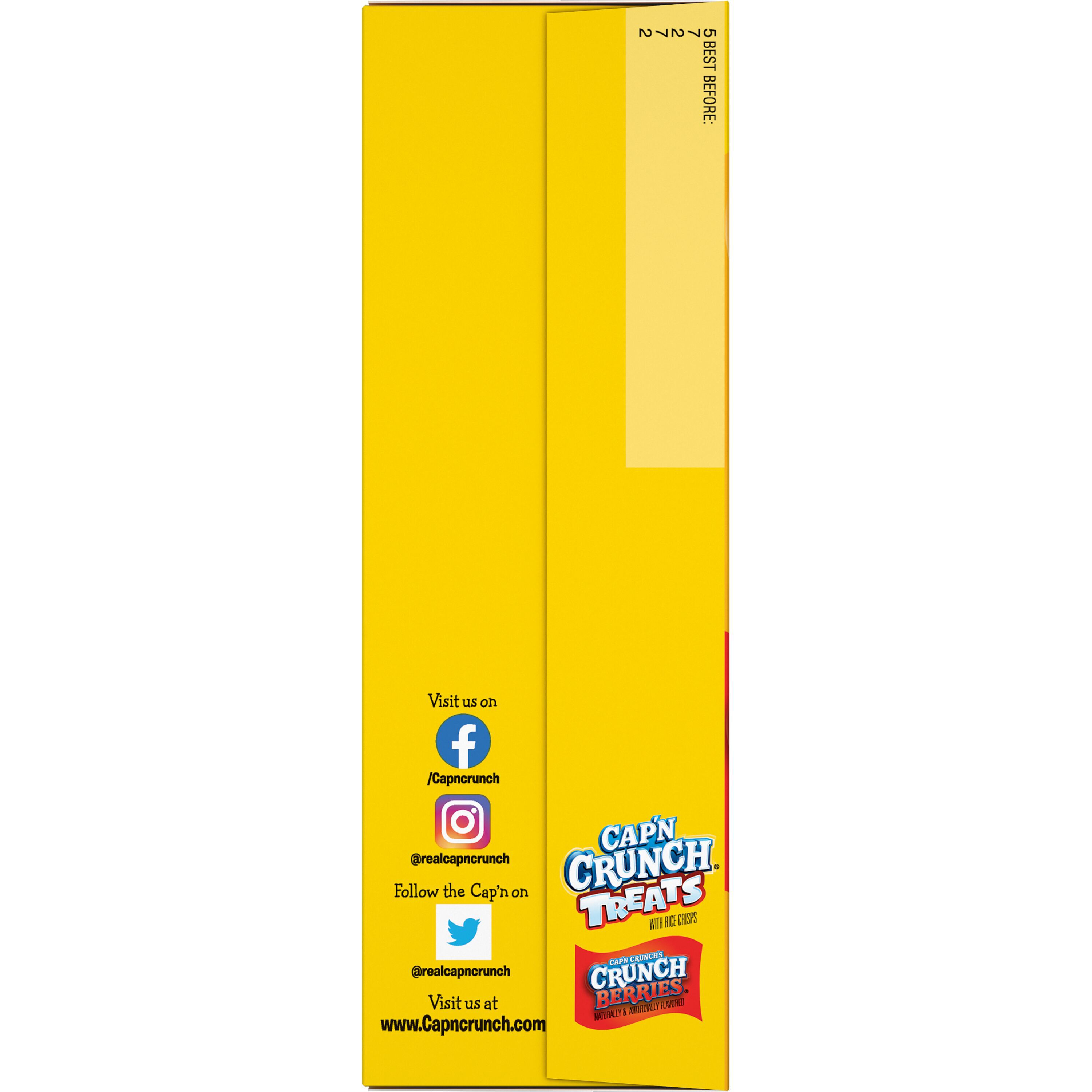 Cap'n Crunch, Treats, Crunch Berries Naturally & Artificially Flavored, Cereal Bars thumbnail