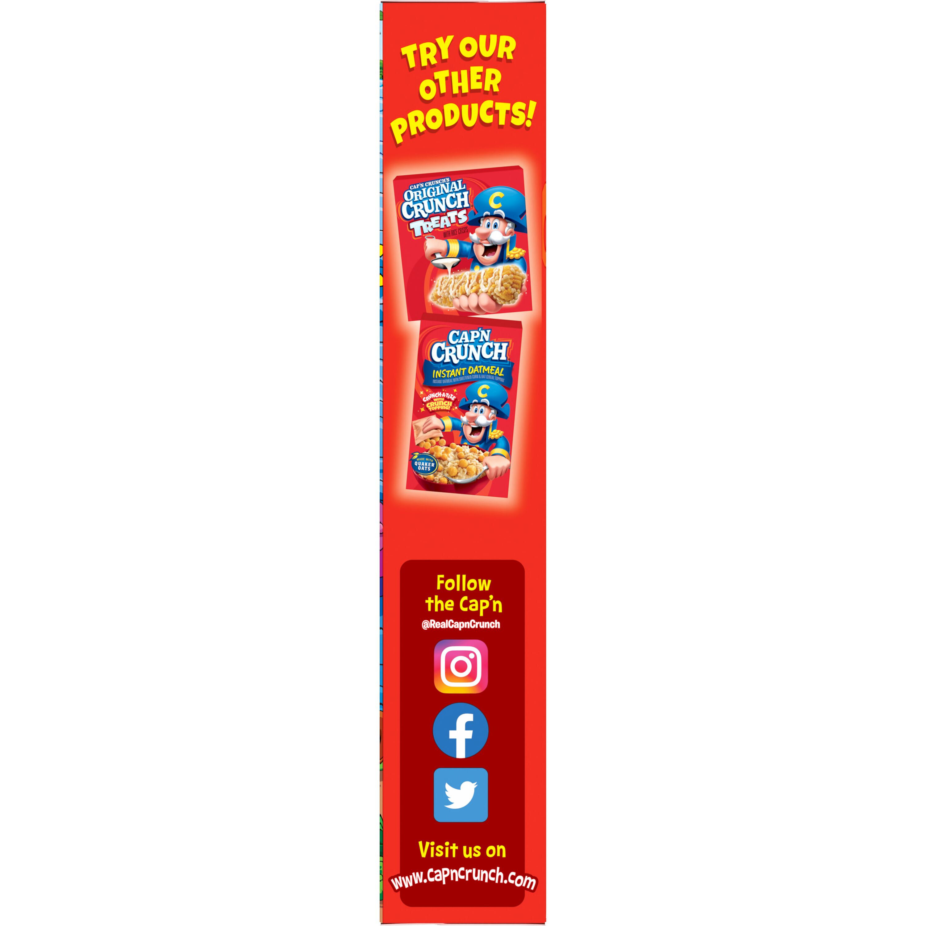 Cap'n Crunch, Sweetened Corn & Oat Cereal thumbnail