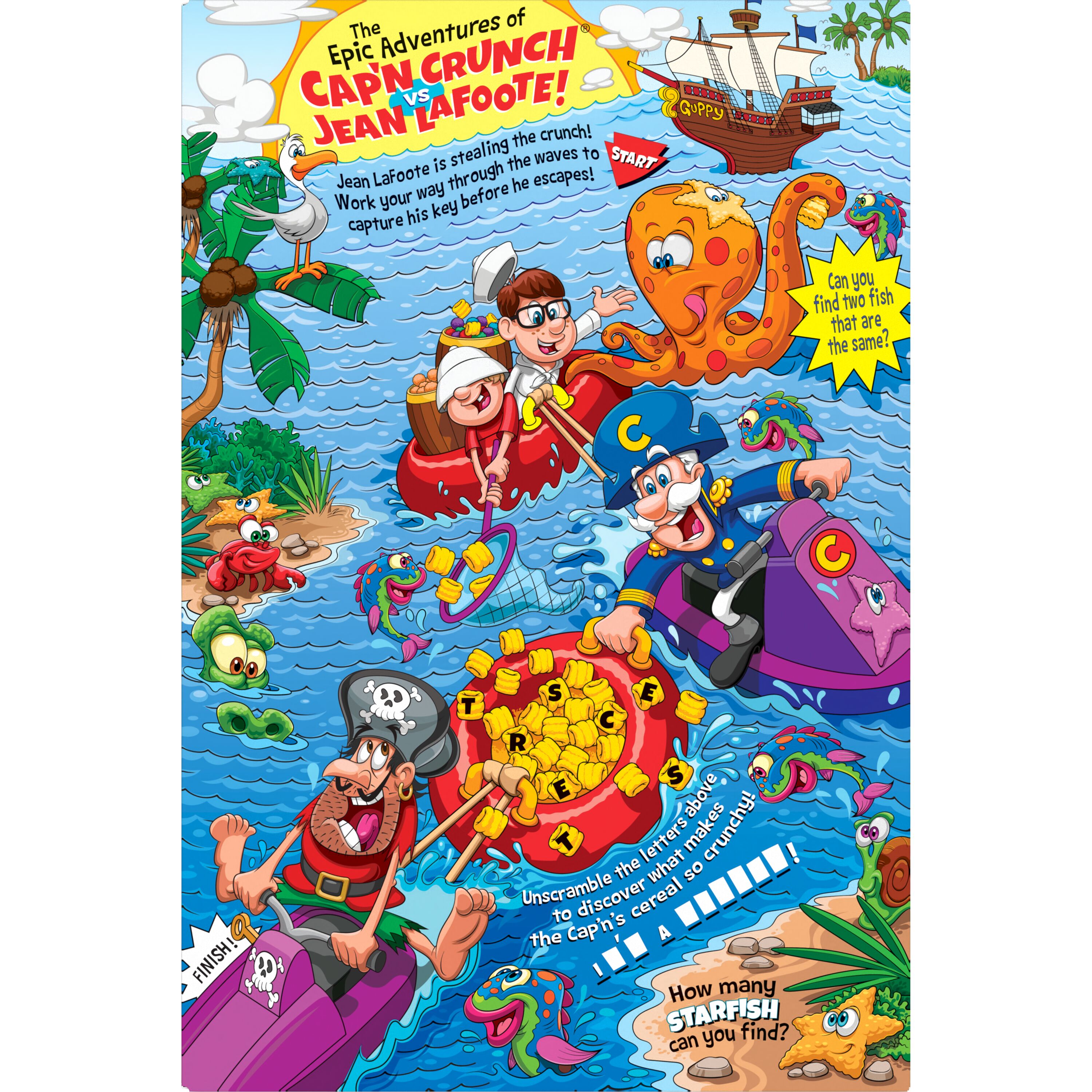 Cap'n Crunch, Sweetened Corn & Oat Cereal thumbnail