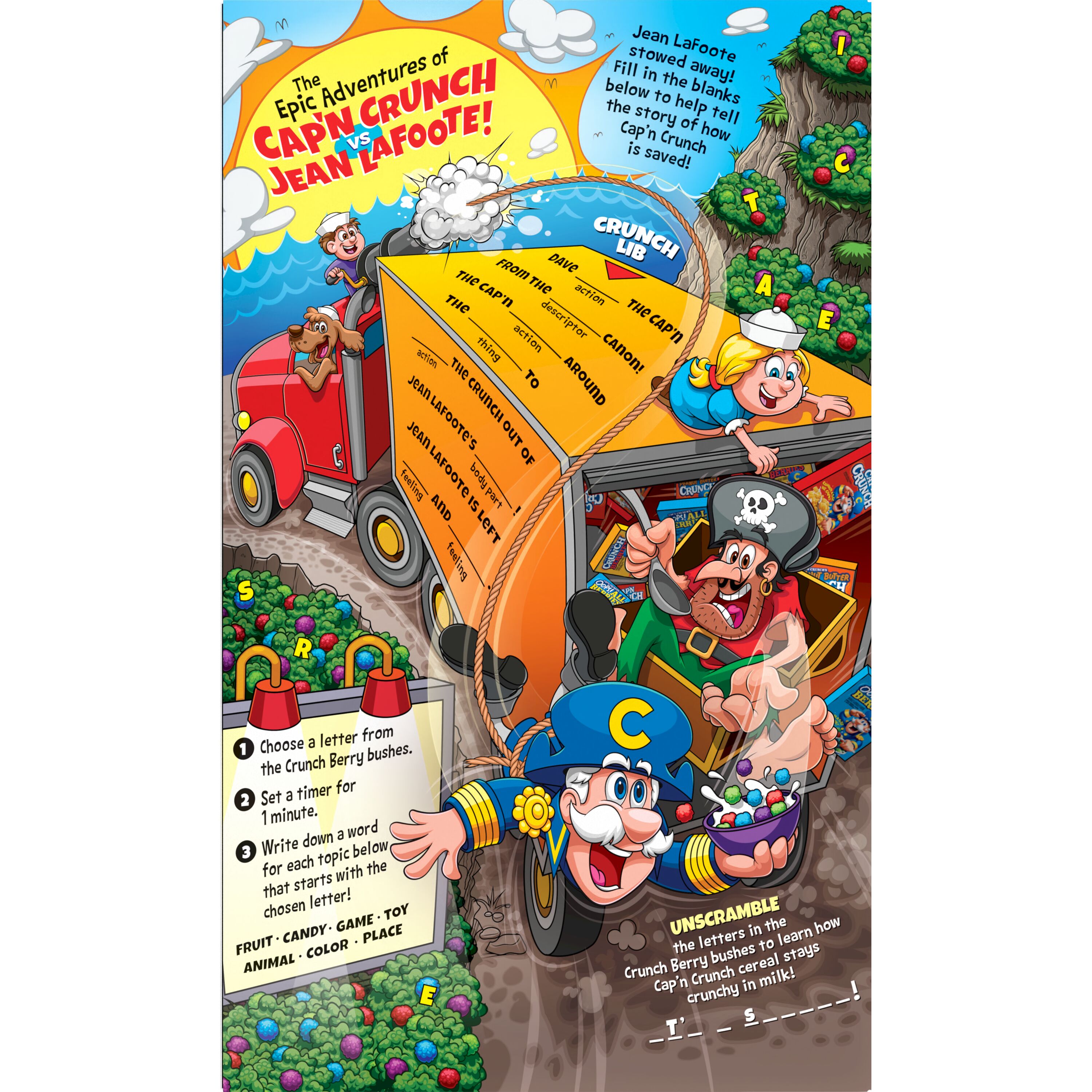 Cap'n Crunch's, Family Size, Oops! All Berries, Naturally & Artificially Flavored, Sweetened Corn & Oat Cereal thumbnail