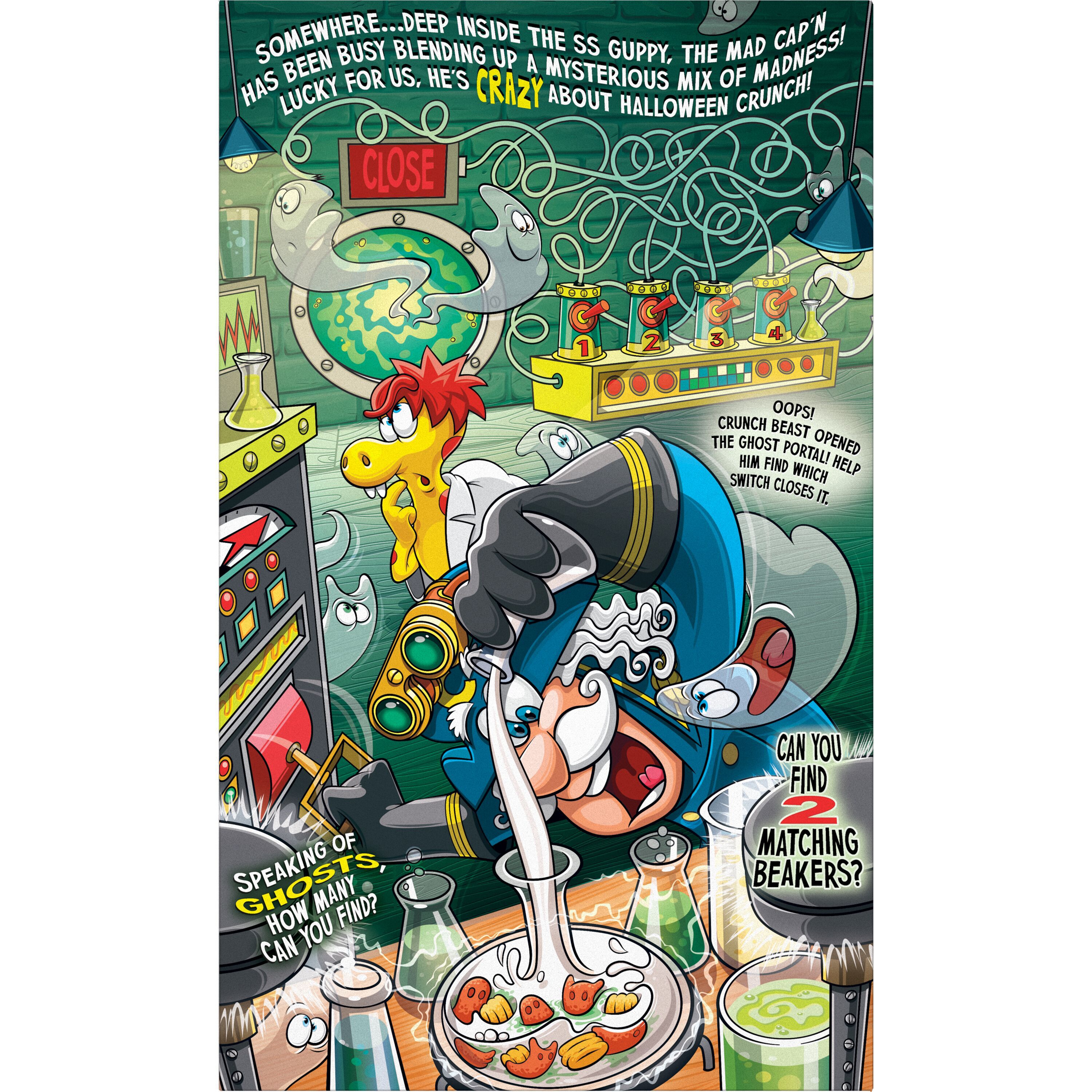 Cap'n Crunch's, Limited Edition, Family Size, Halloween Crunch, Sweetened Corn & Oat Cereal thumbnail