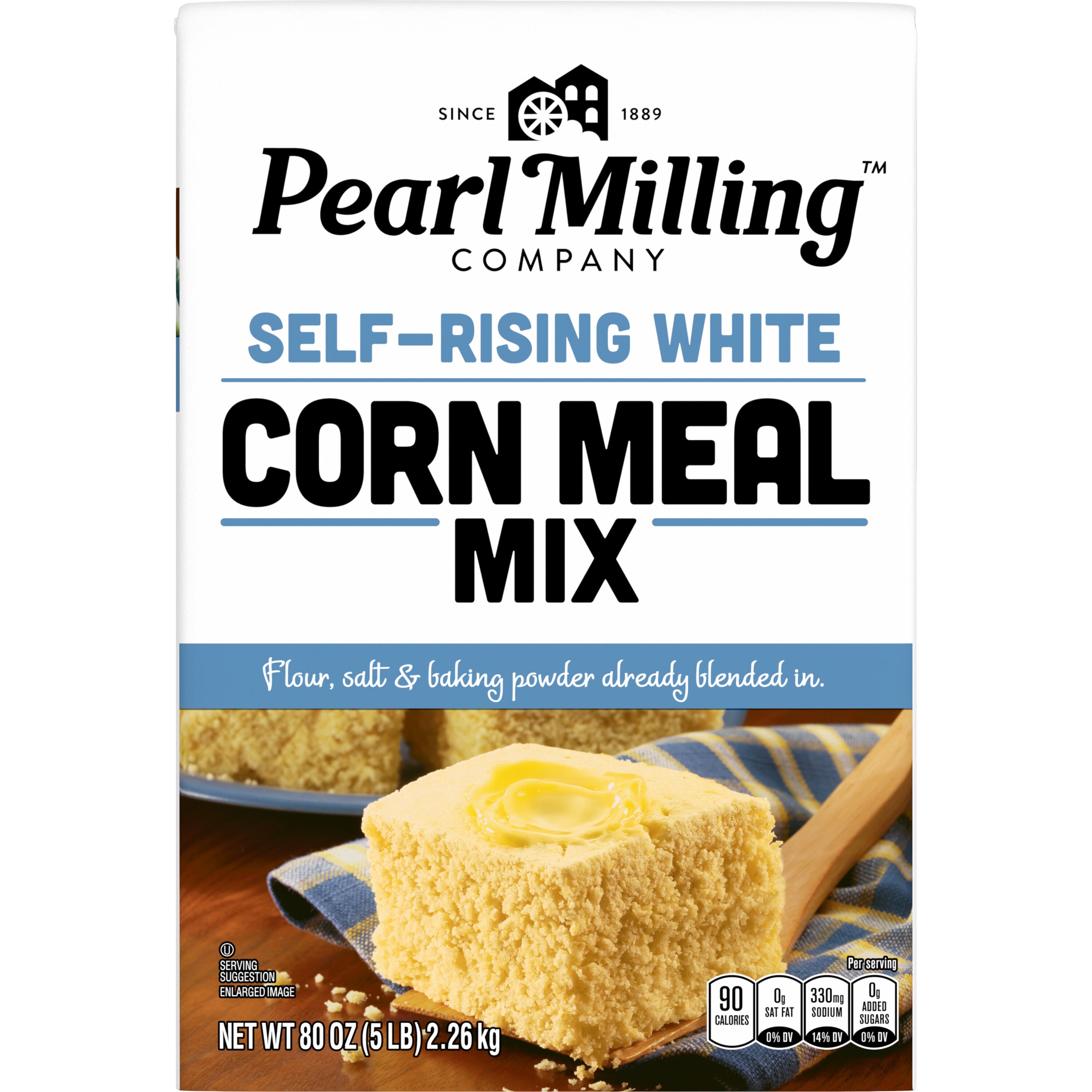 Pearl Milling Company, Self-Rising, White Corn Meal Mix
