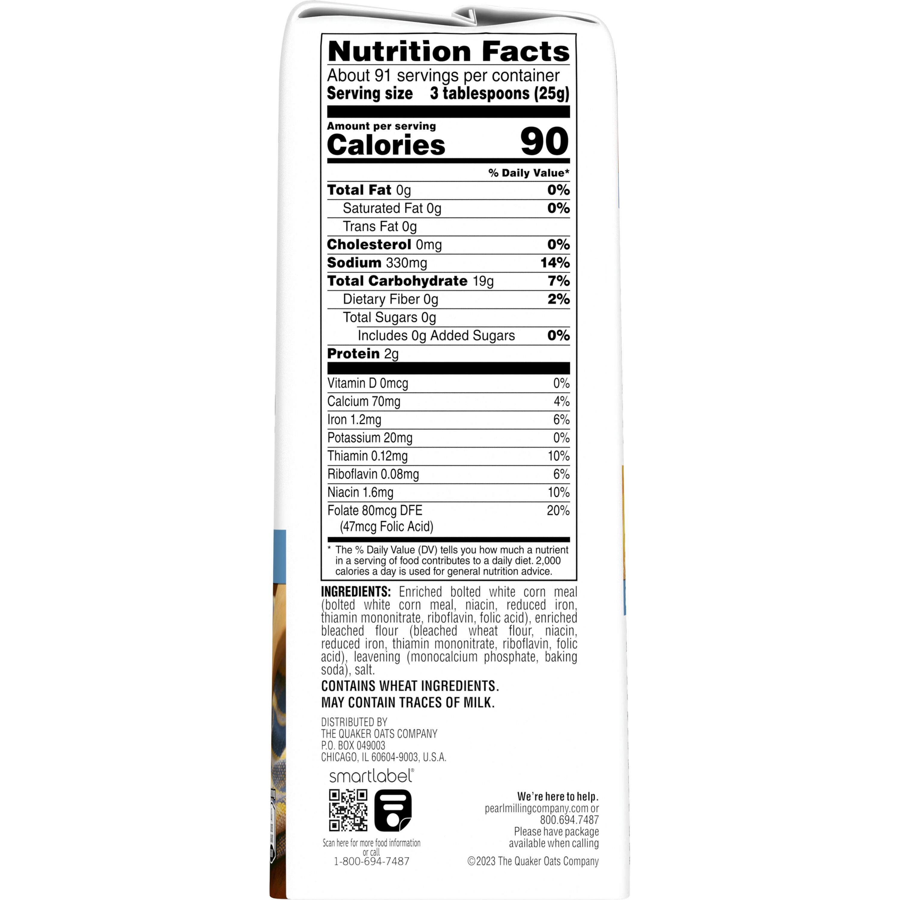 Pearl Milling Company, Self-Rising, White Corn Meal Mix thumbnail