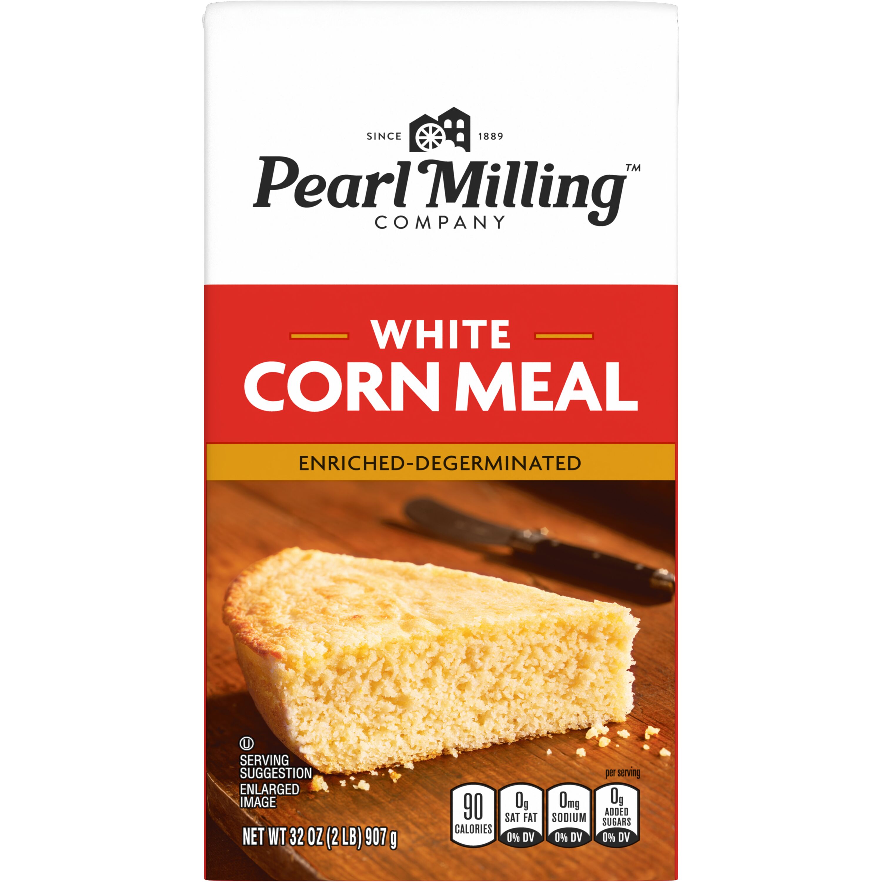 Pearl Milling Company, Enriched-Degerminated White Corn Meal