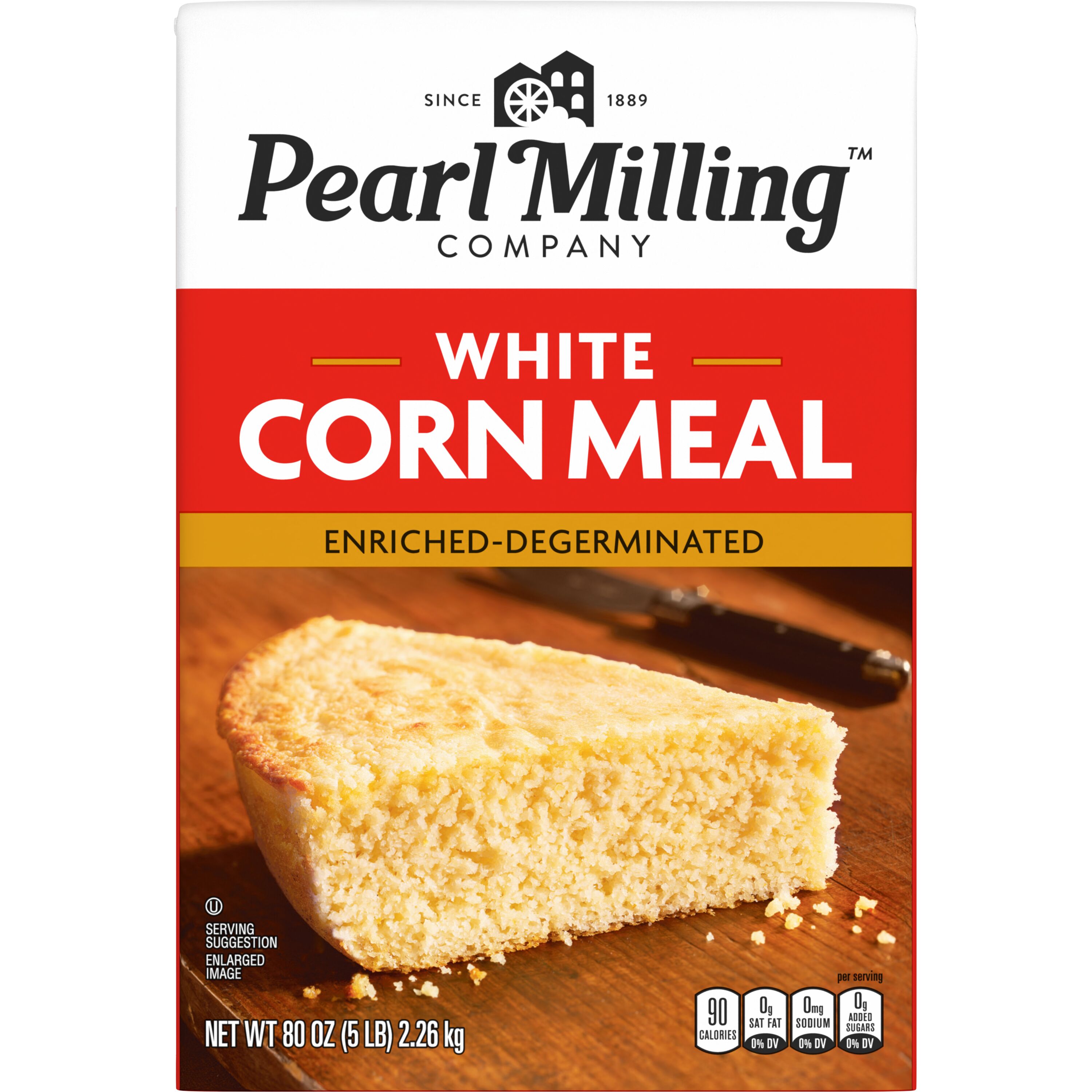 Pearl Milling Company, Enriched-Degerminated White Corn Meal