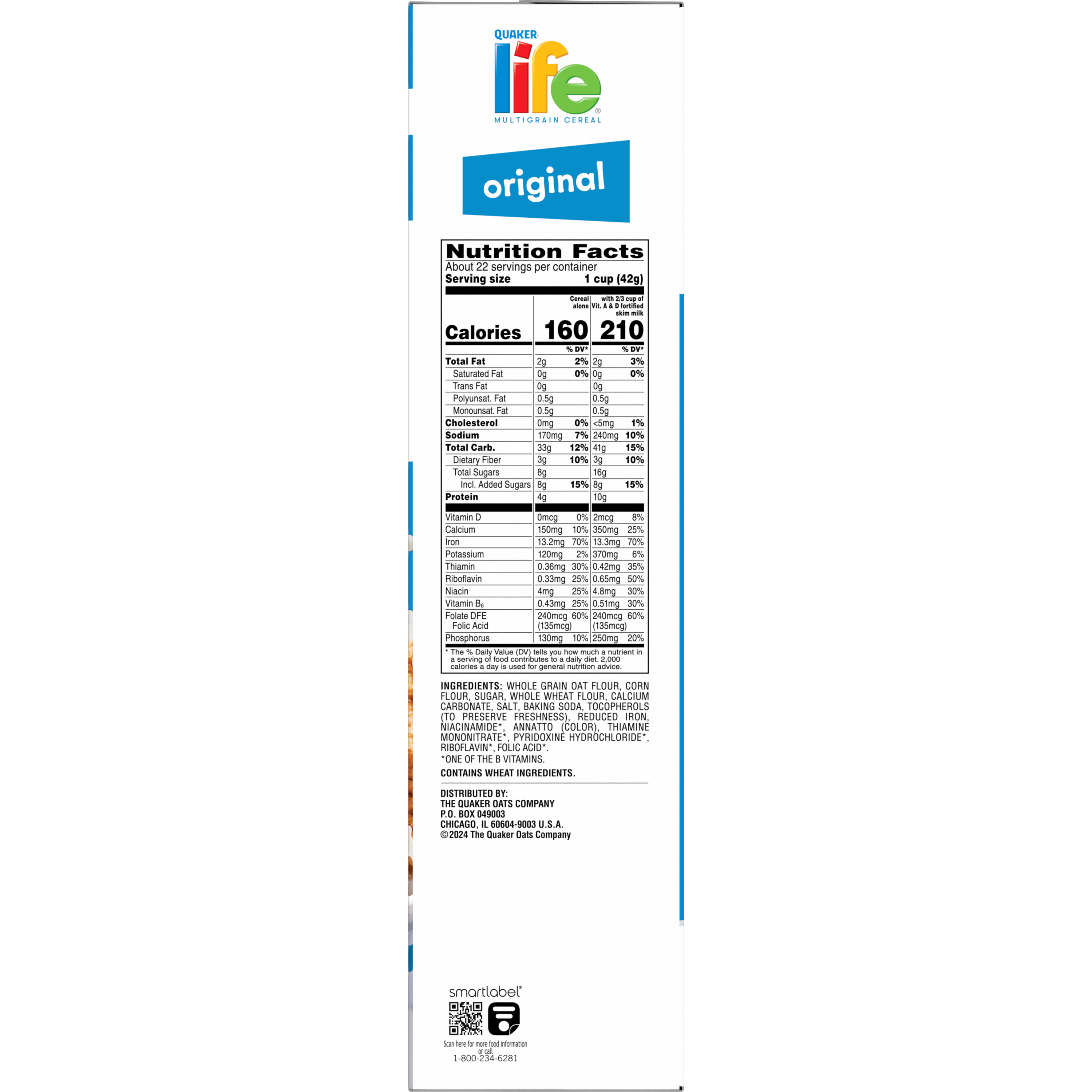 Quaker, Life, Mega Size, Original, Multigrain Cereal thumbnail