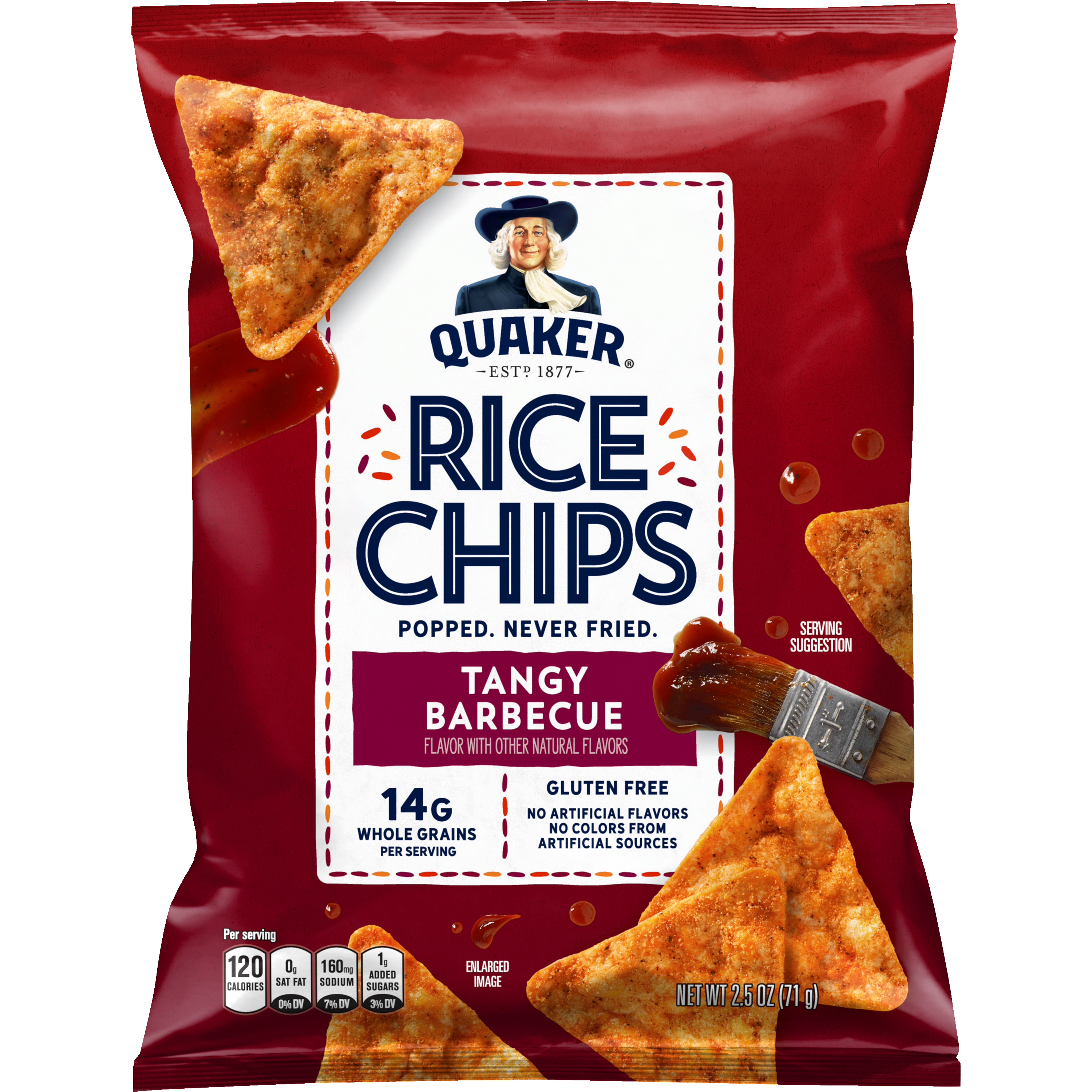 Quaker, Tangy Barbecue Flavor, Rice Chips