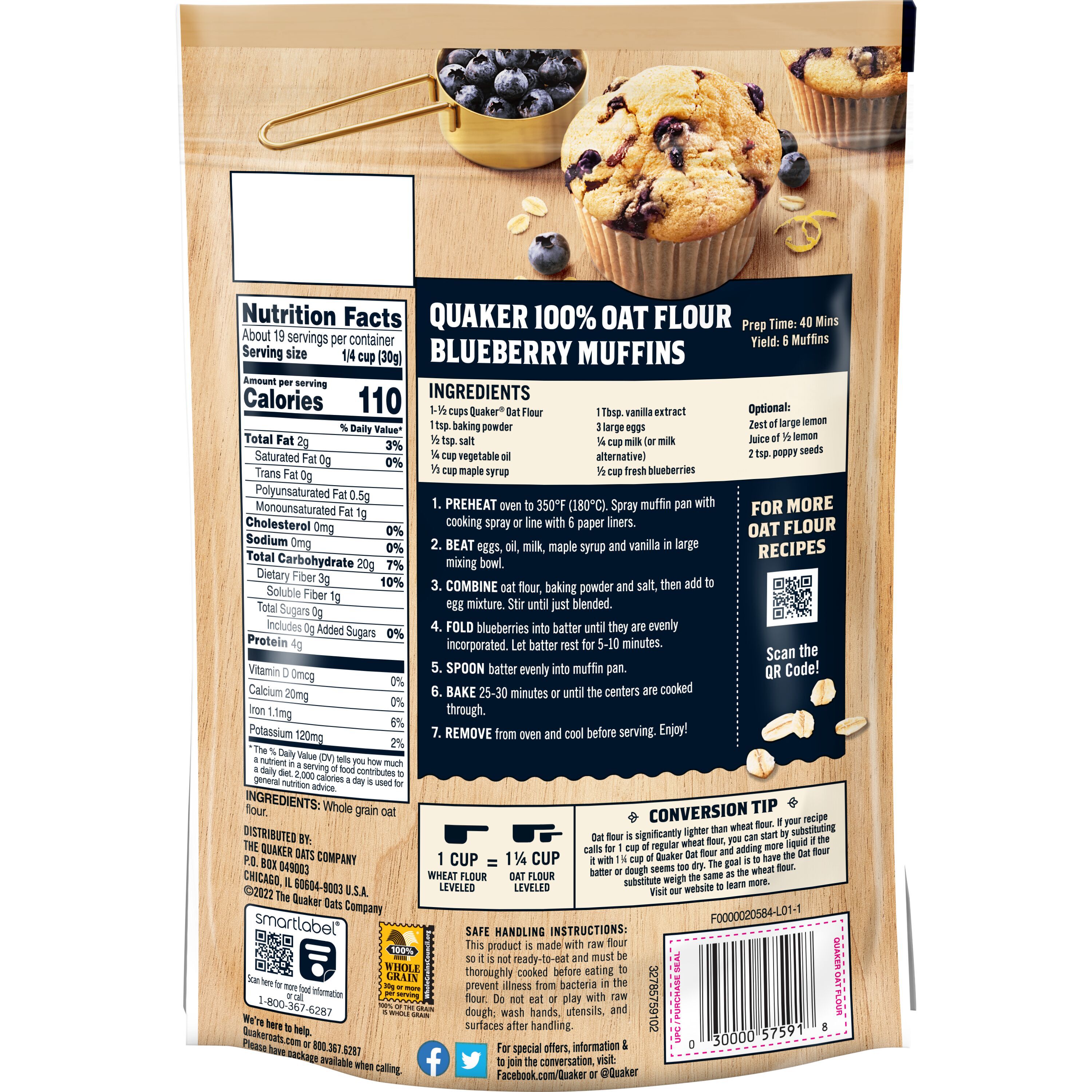 Quaker, Oat Flour thumbnail