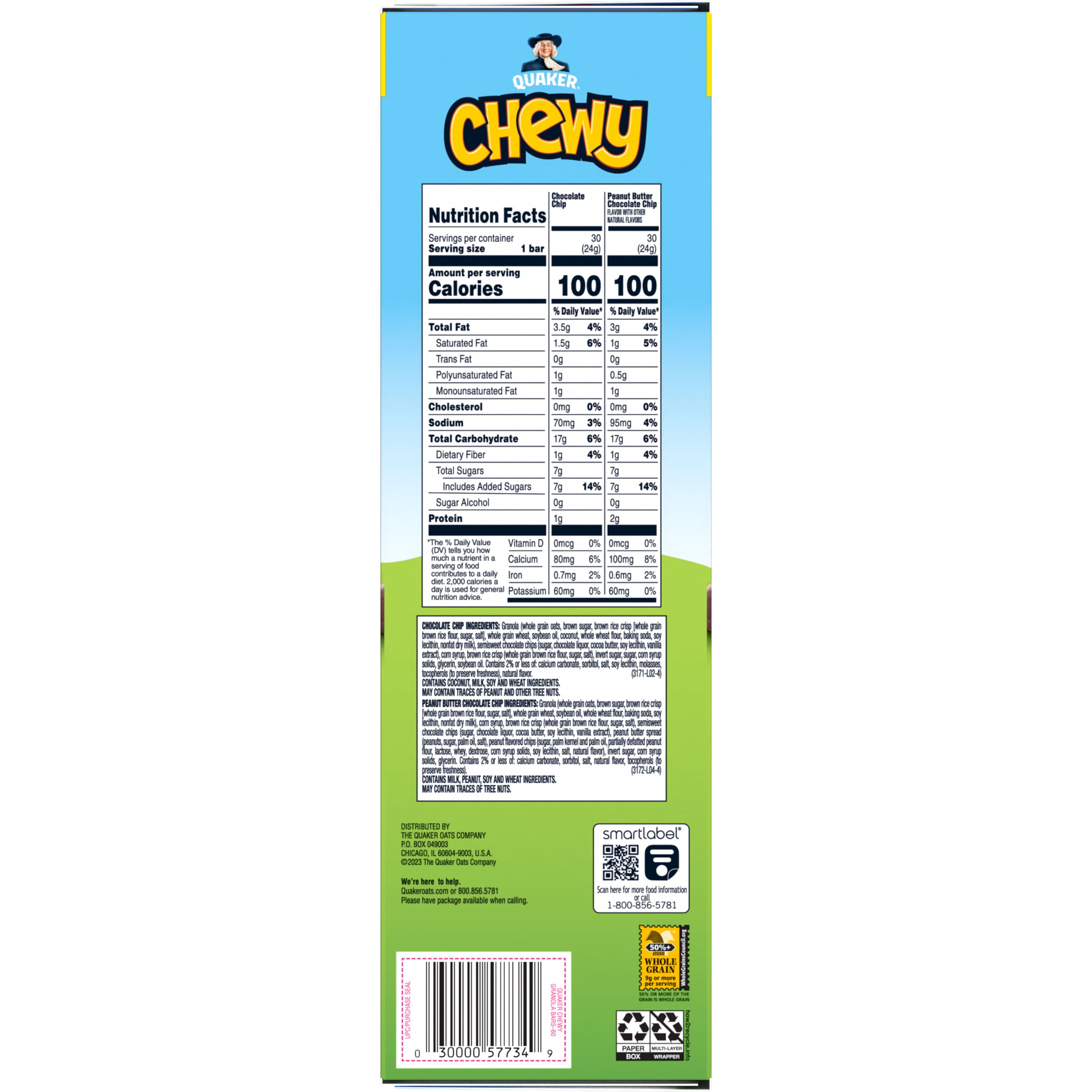 Quaker, Chewy, Variety Pack, Granola Bars thumbnail