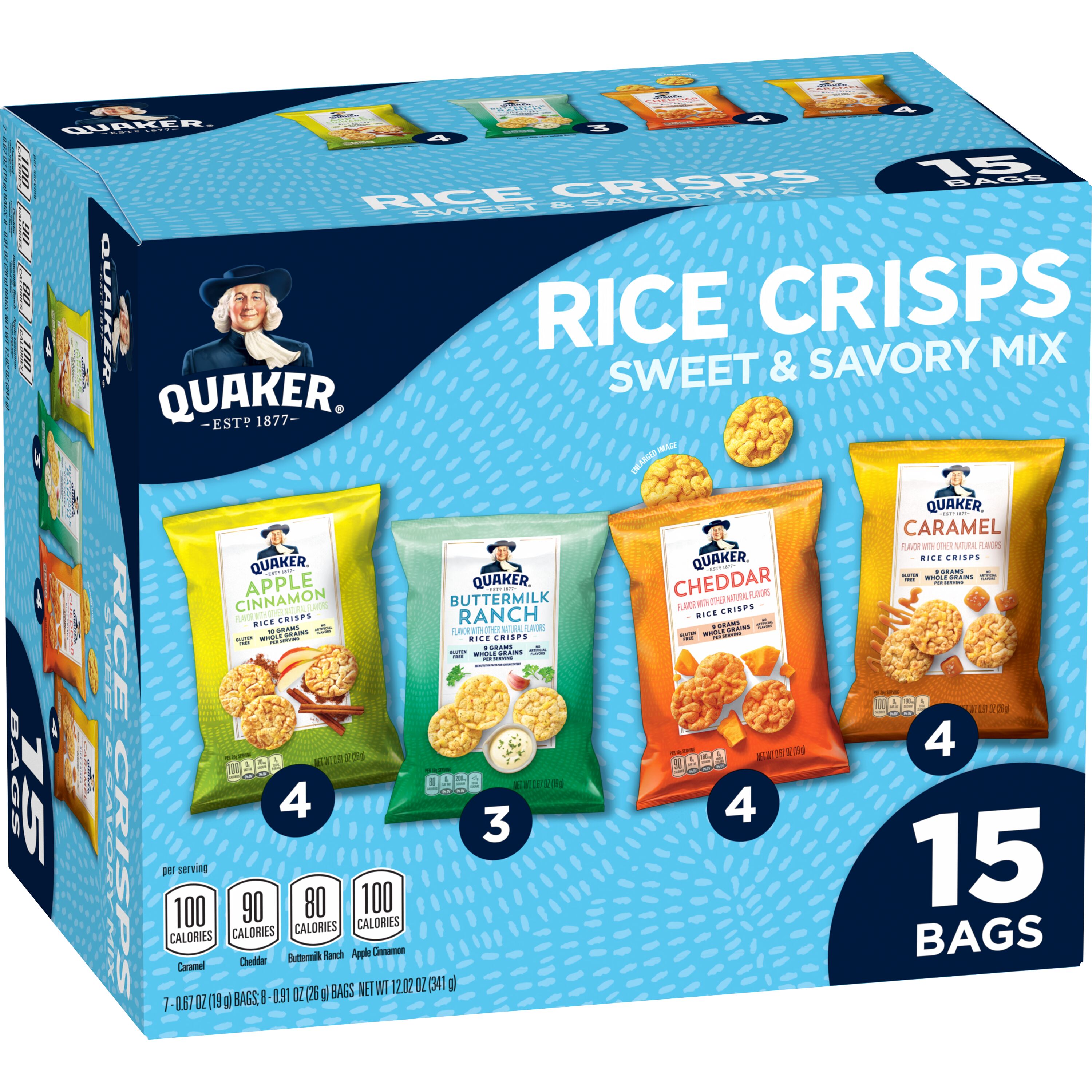 Quaker, Rice Crisps, Variety Pack