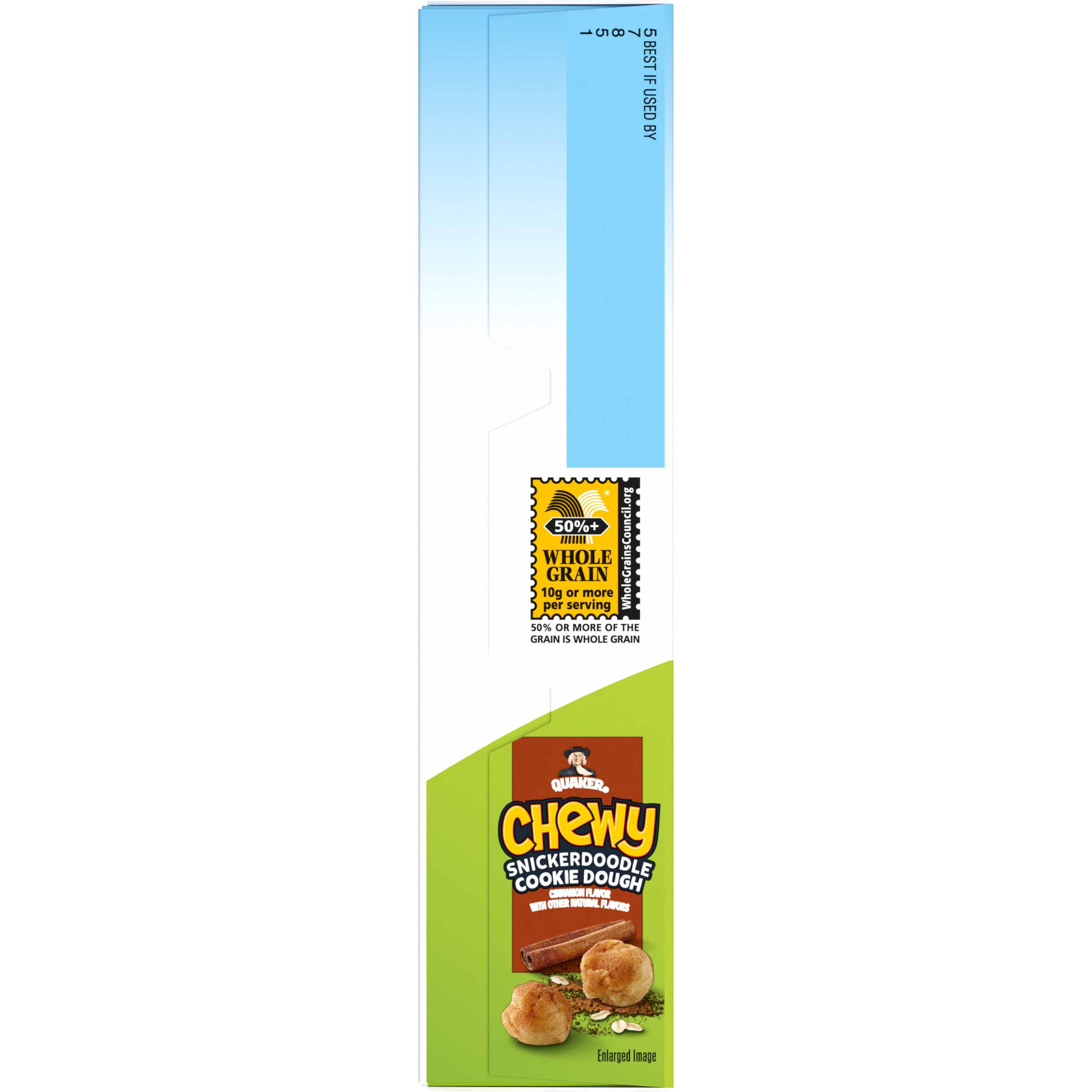 Quaker, Chewy, Snickerdoodle Cookie Dough, Cinnamon Flavor, Granola Bars thumbnail