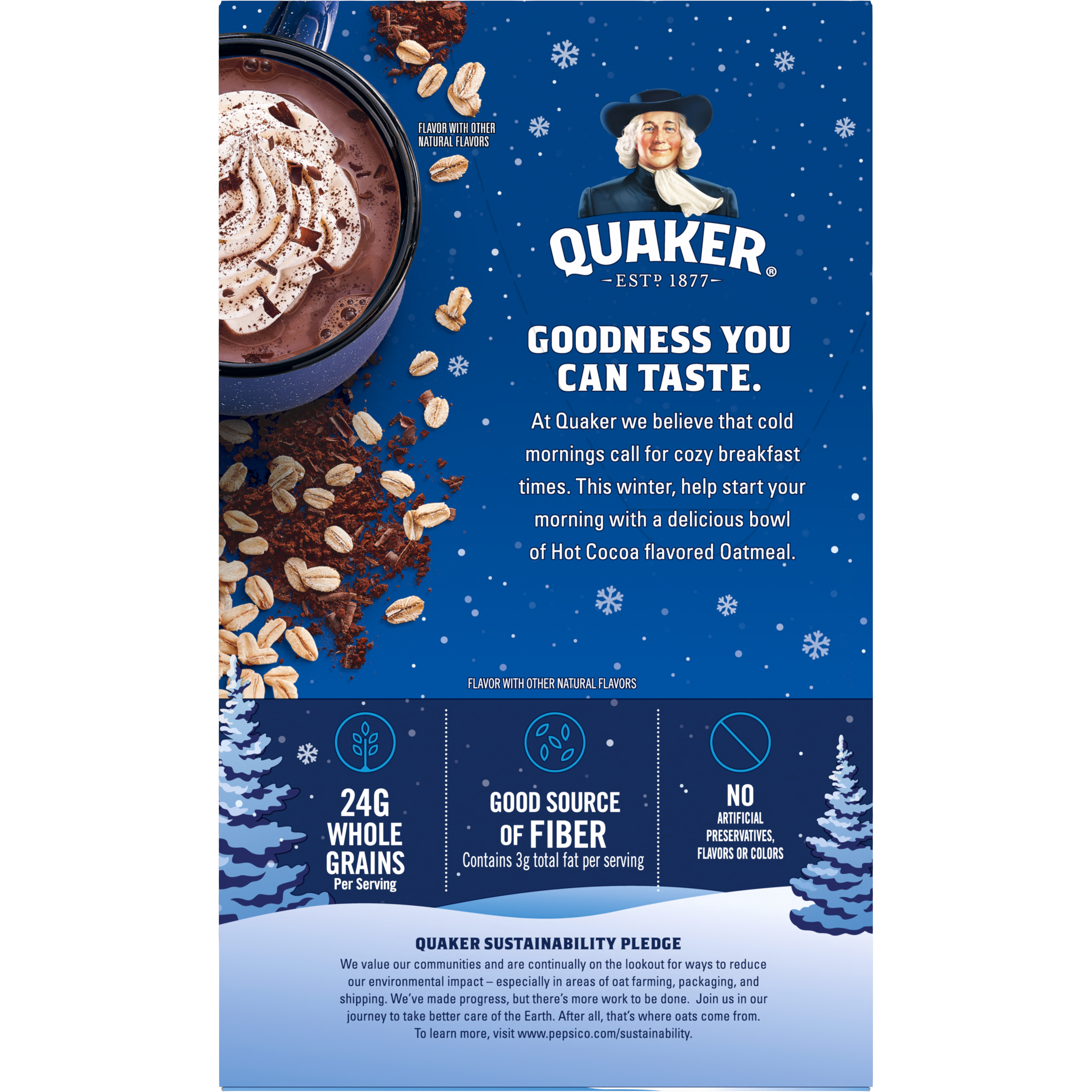 Quaker, Hot Cocoa Flavor, Instant Oatmeal thumbnail