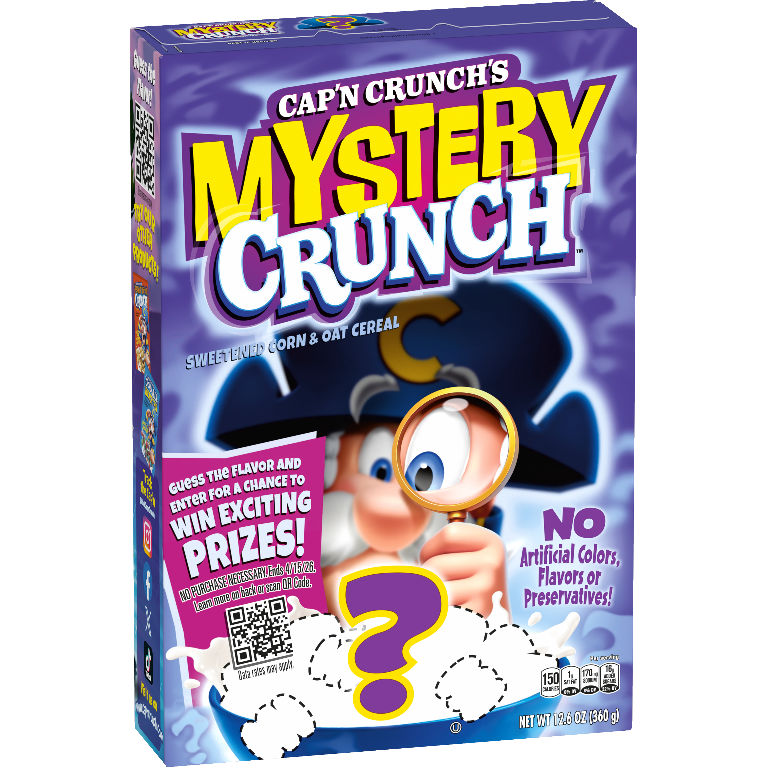 Cap'n Crunch's, Mystery Crunch, Sweetened Corn & Oat Cereal thumbnail
