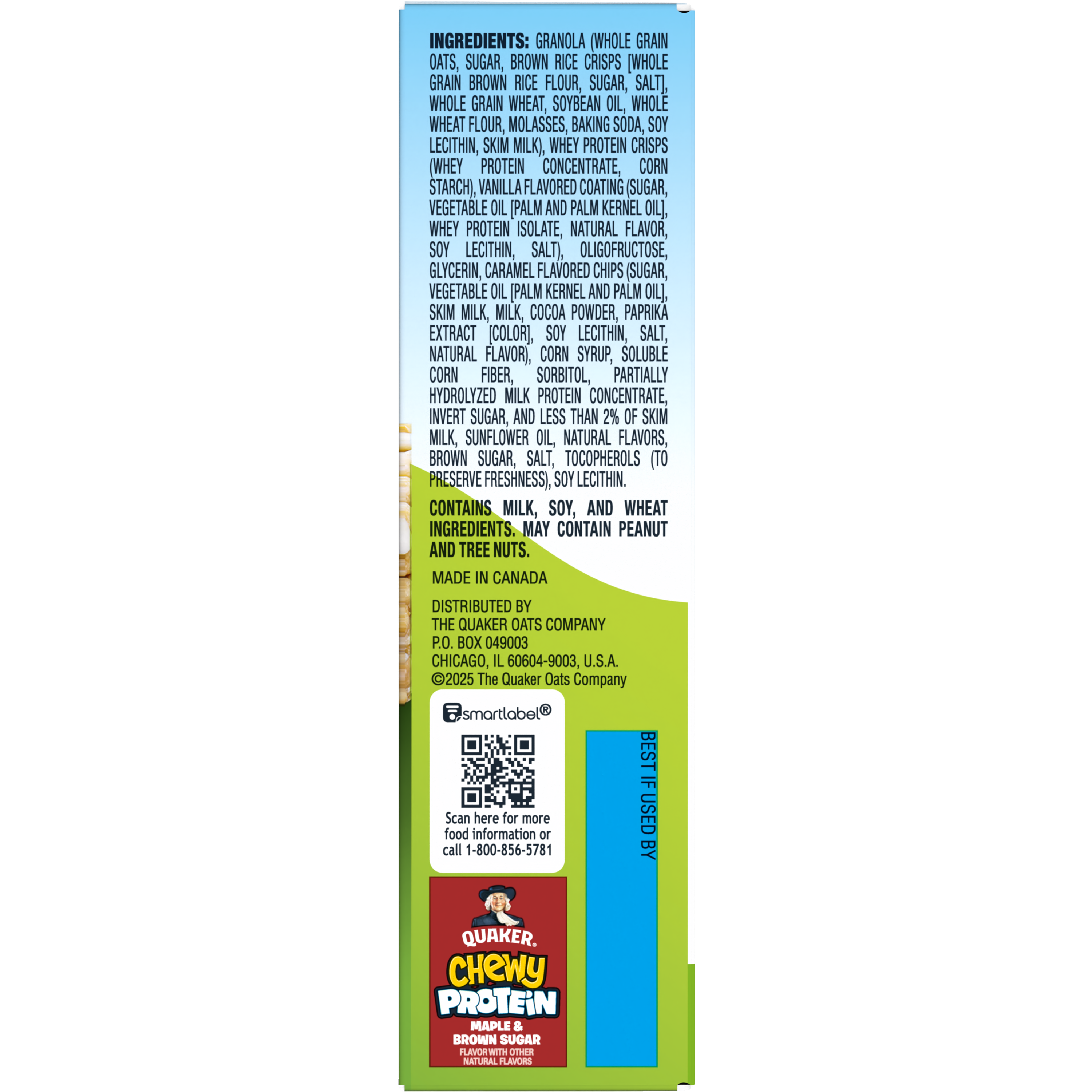 Quaker, Chewy Protein, Maple & Brown Sugar Flavor, Granola Bars thumbnail