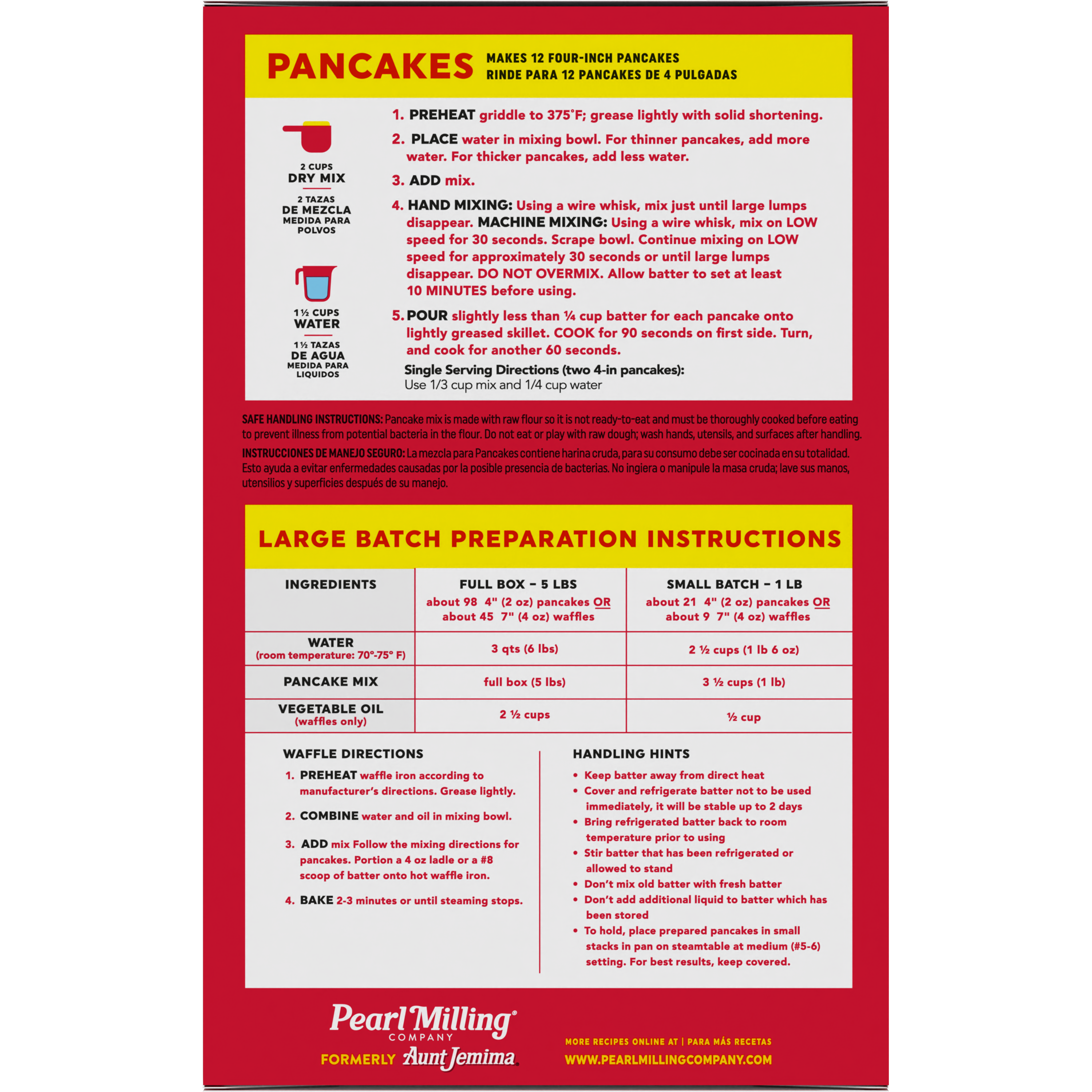 Pearl Milling Company, Original Complete, Pancake & Waffle Mix thumbnail