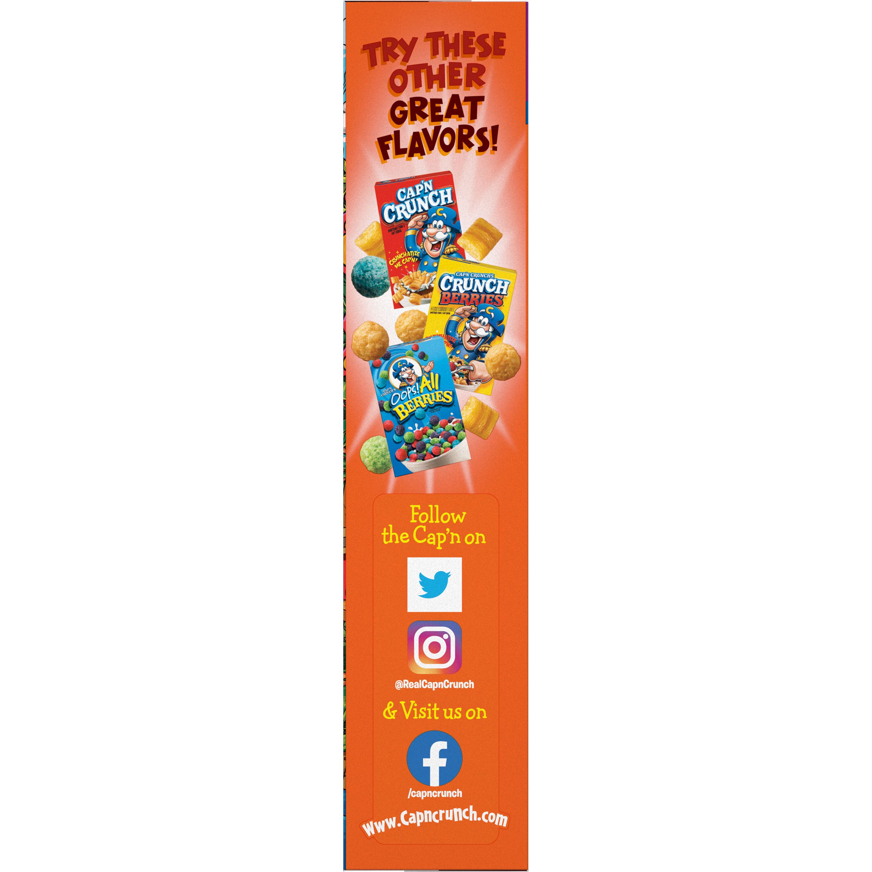 Cap'n Crunch's, Family Size, Peanut Butter Crunch, Sweetened Corn & Oat Cereal thumbnail