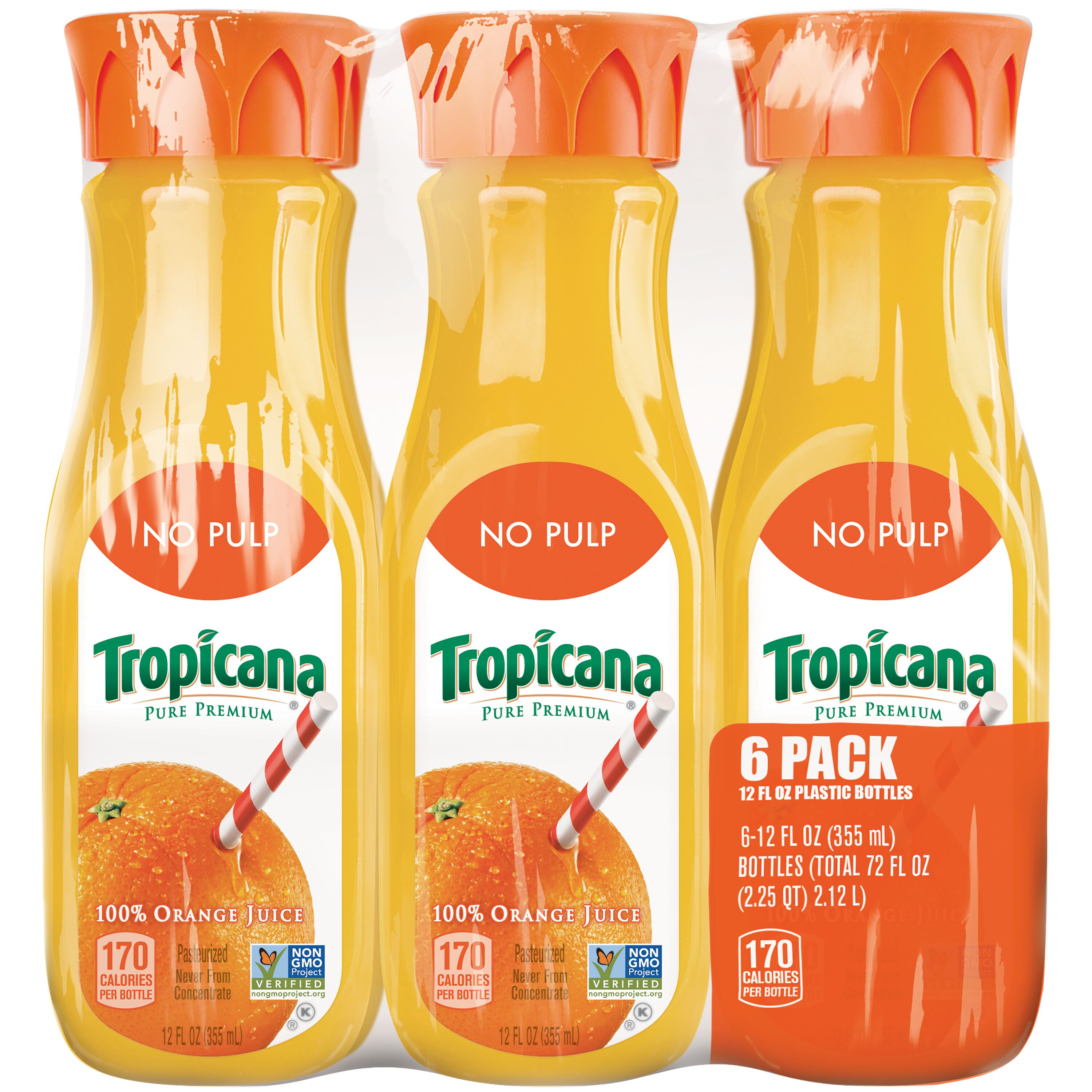 Tropicana, Pure Premium, No Pulp, 100% Orange Juice