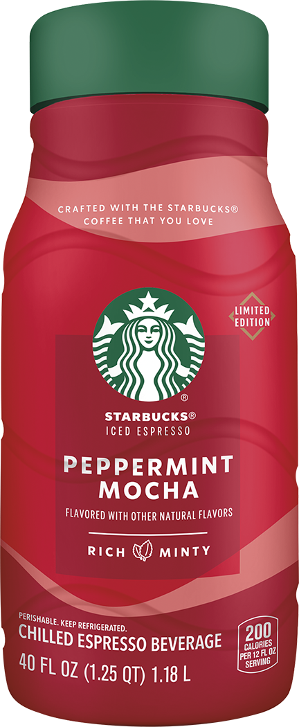 Starbucks, Peppermint Mocha Flavored, Chilled Espresso Beverage thumbnail