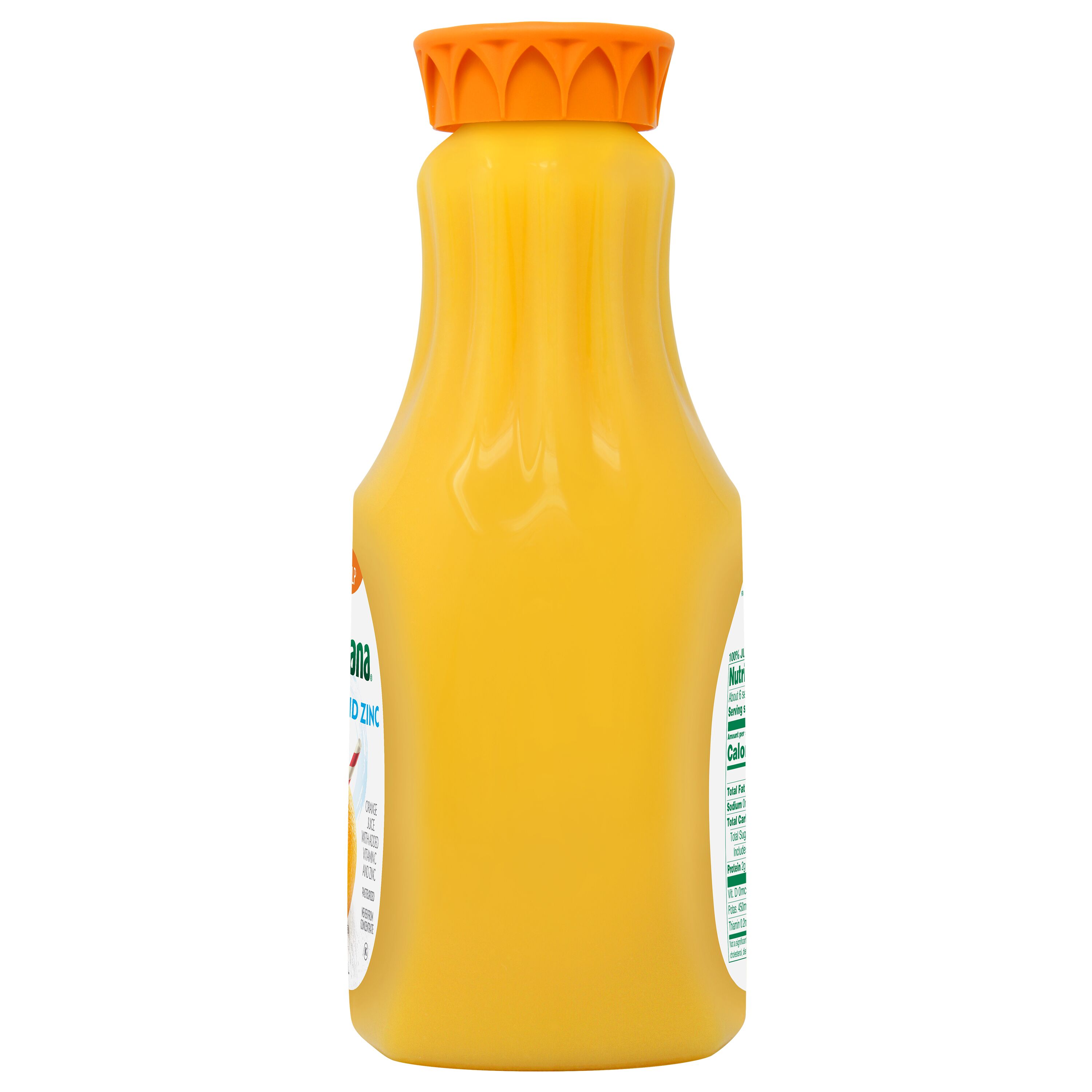 Tropicana, No Pulp, Orange Juice With Vitamin C & Zinc thumbnail