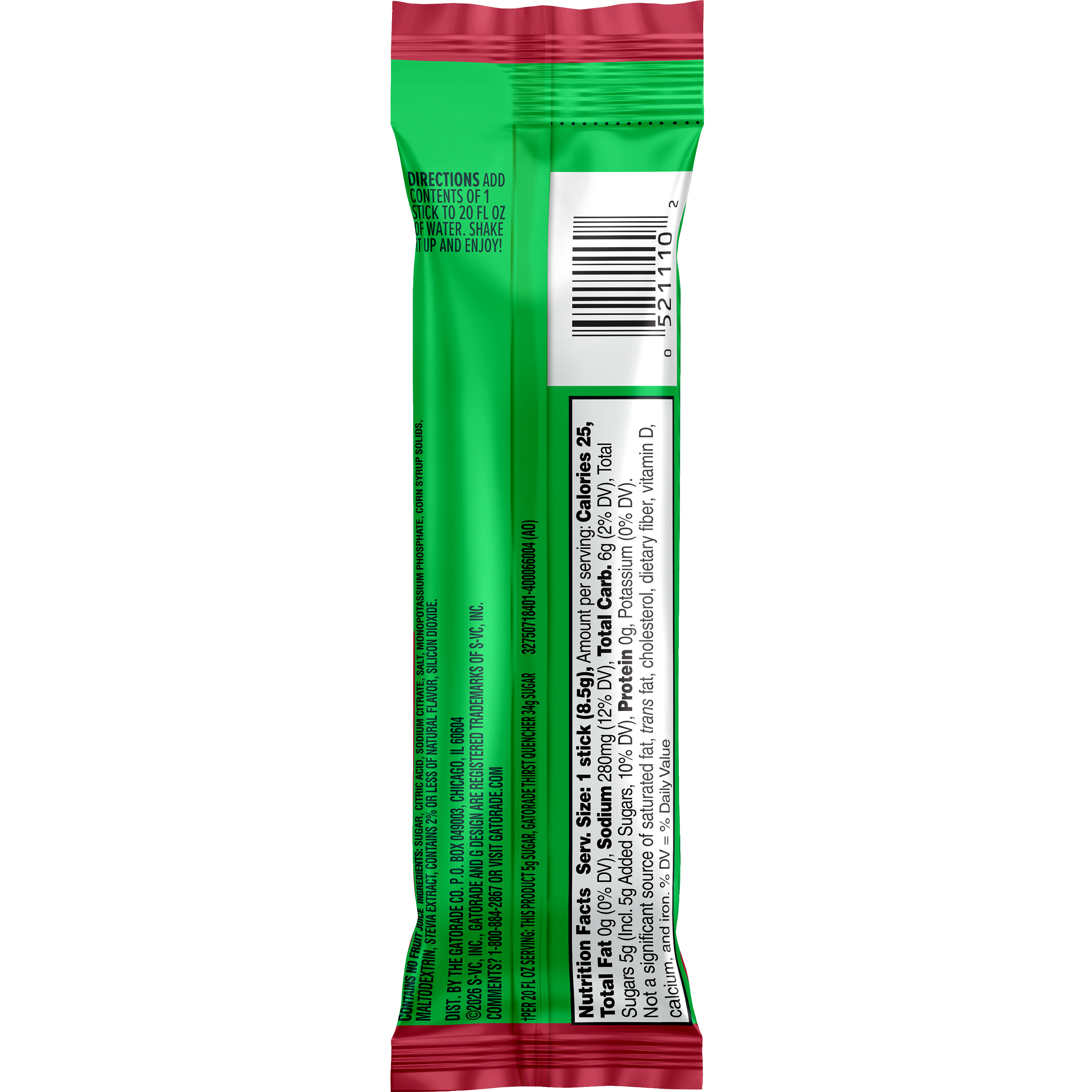 Gatorade, Lower Sugar, Glacier Cherry Flavored, Electrolyte Beverage Powder thumbnail