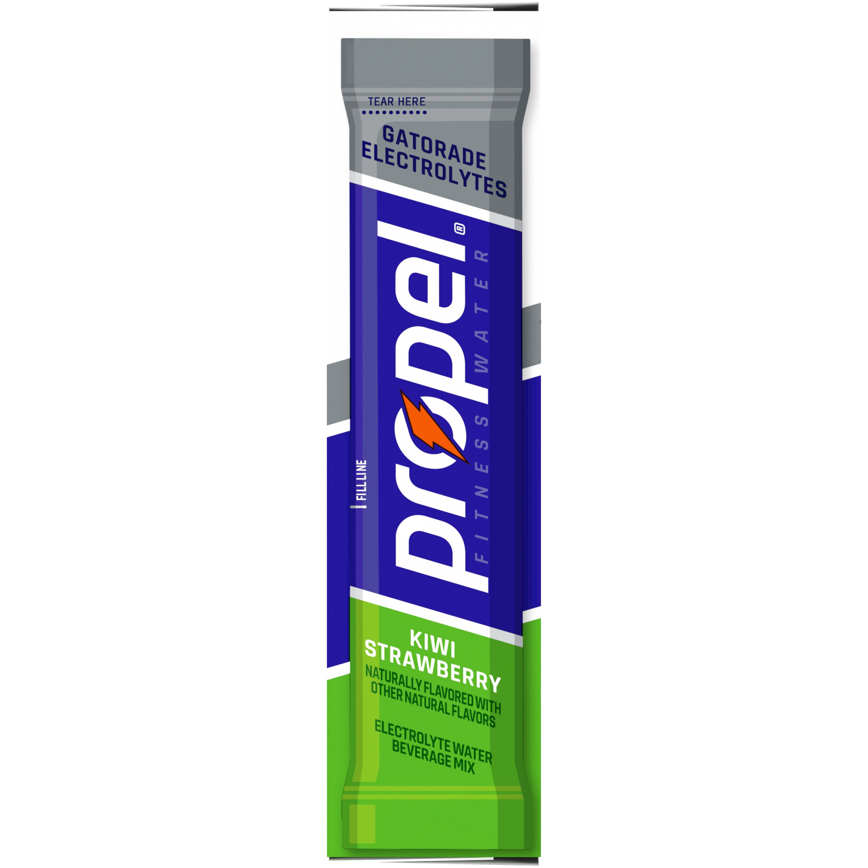 Propel, Zero Sugar, Kiwi Strawberry Flavored, Electrolyte Water Beverage Mix thumbnail