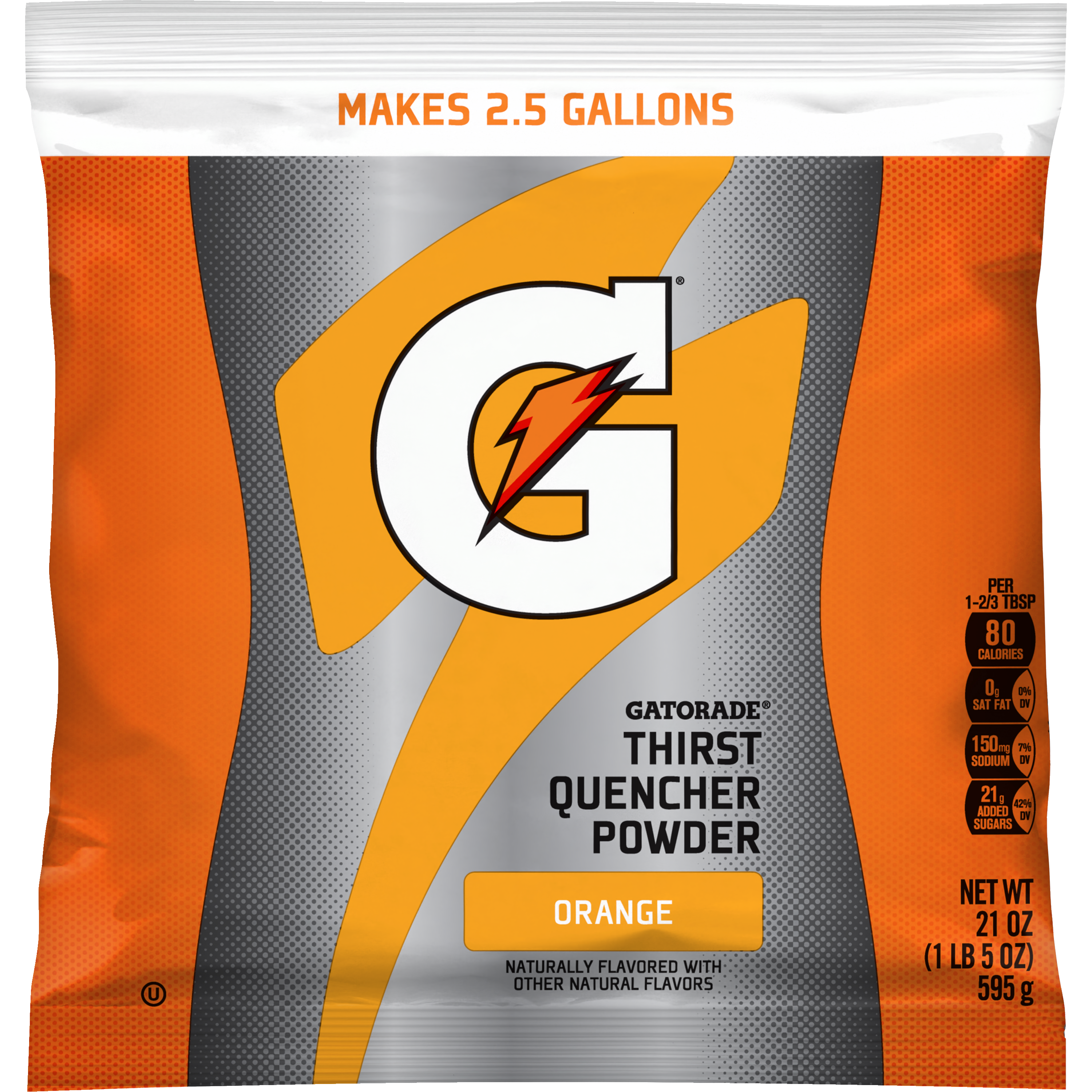 Gatorade, Orange Flavored, Thirst Quencher Powder